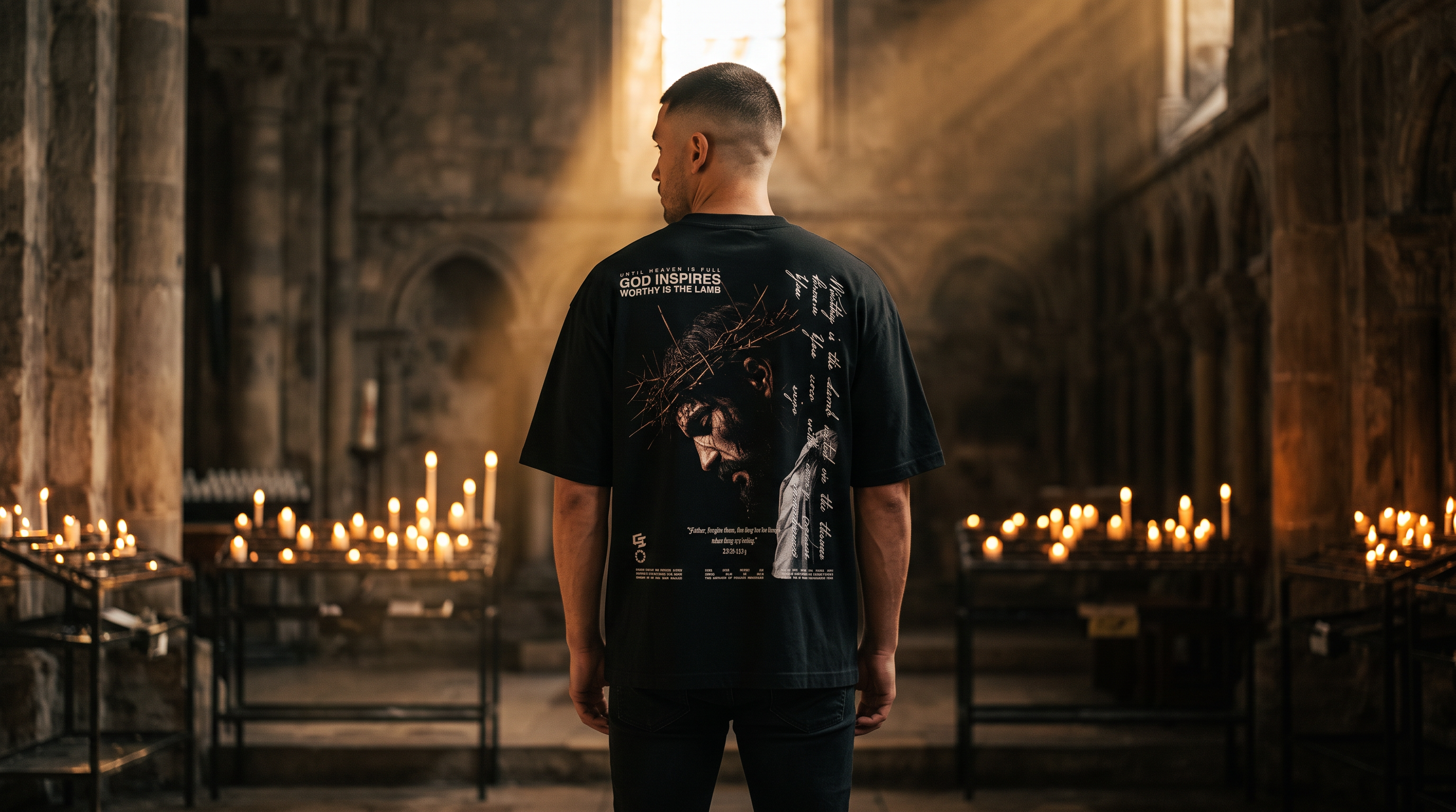 Worthy Is The Lamb T-Shirt, God Inspires Holy Week collection