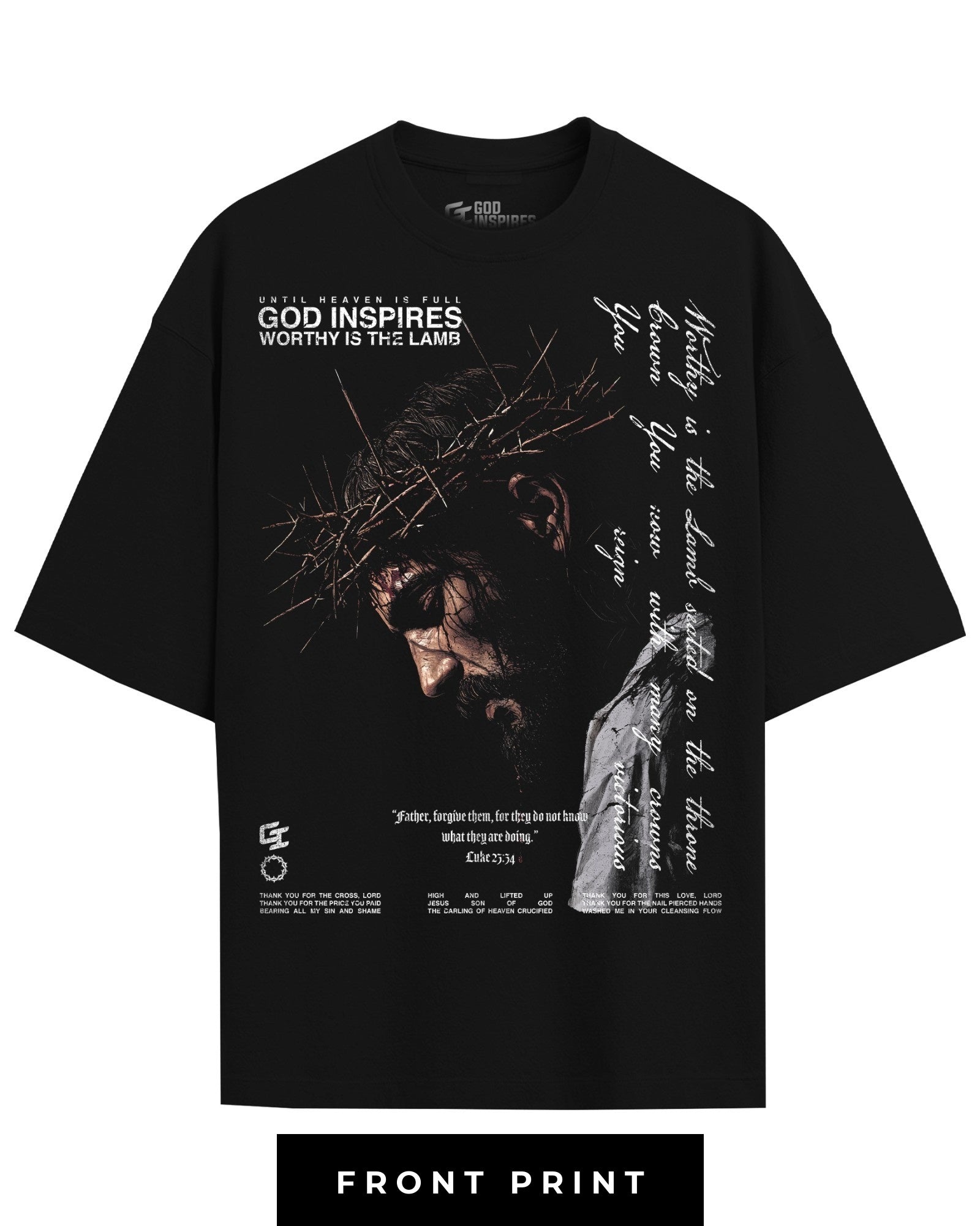 'Worthy Is The Lamb' T-Shirt - God Inspires