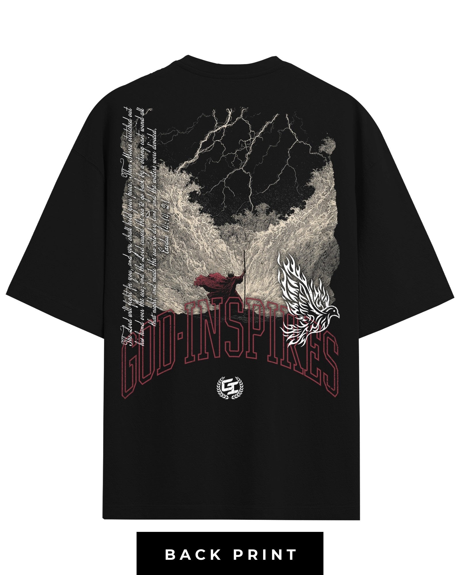 'Moses Parting the Red Sea' T-Shirt - God Inspires