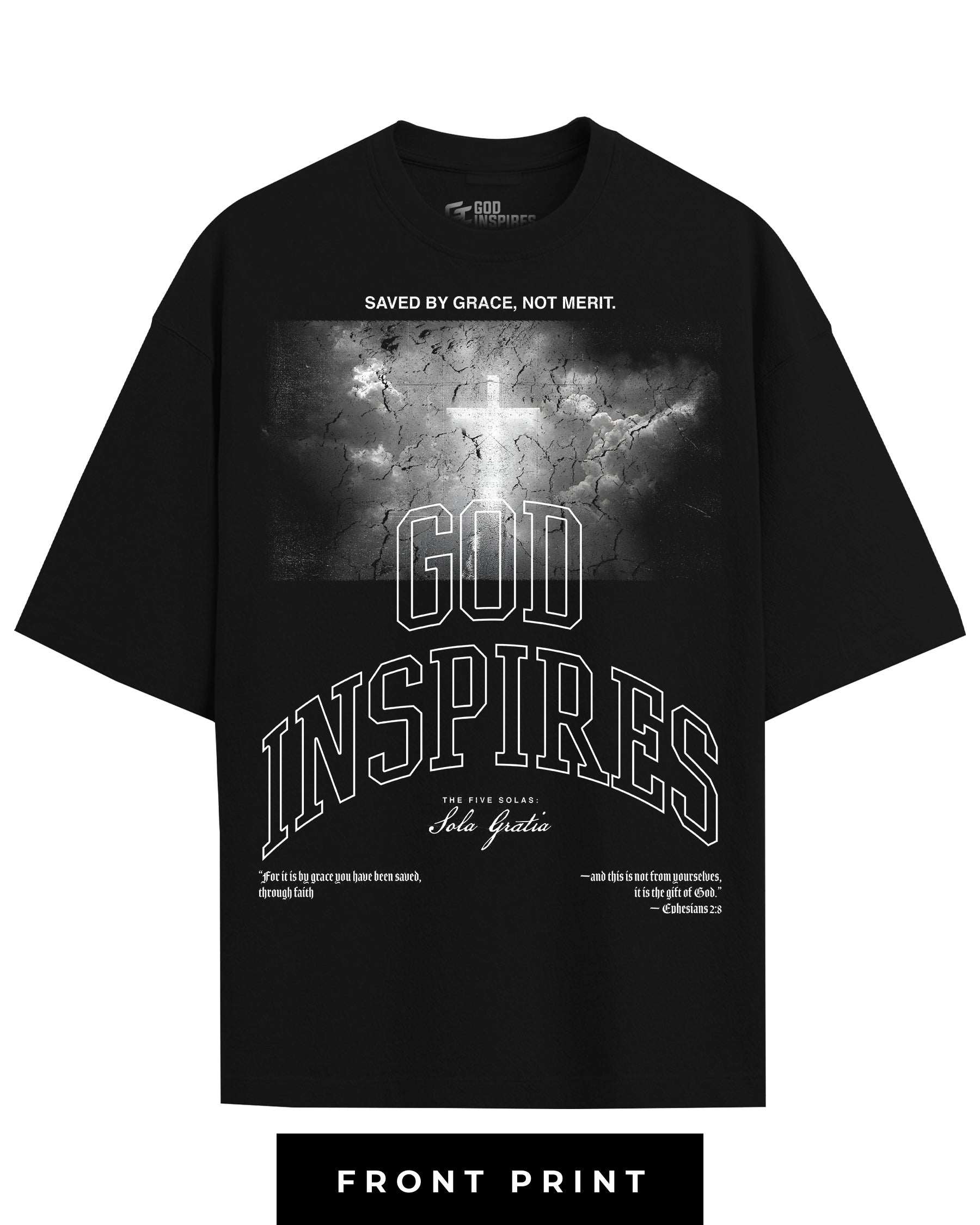 'The Five Solas: Sola Gratia' T-Shirt - God Inspires
