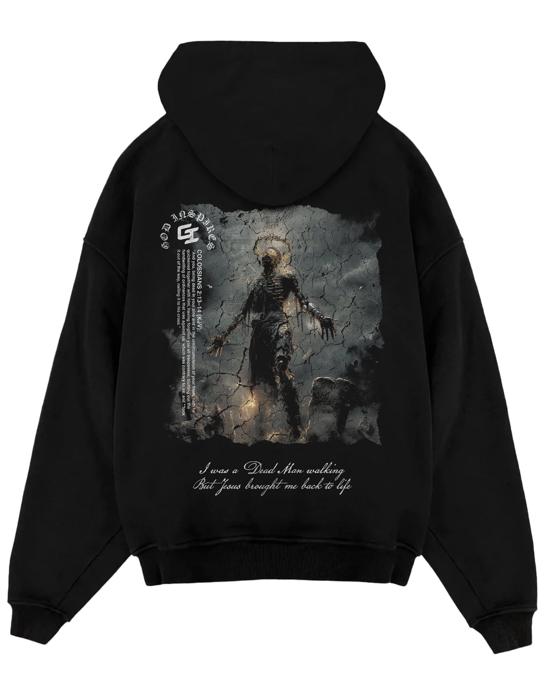 'Dead Man Walking' Oversized Hoodie