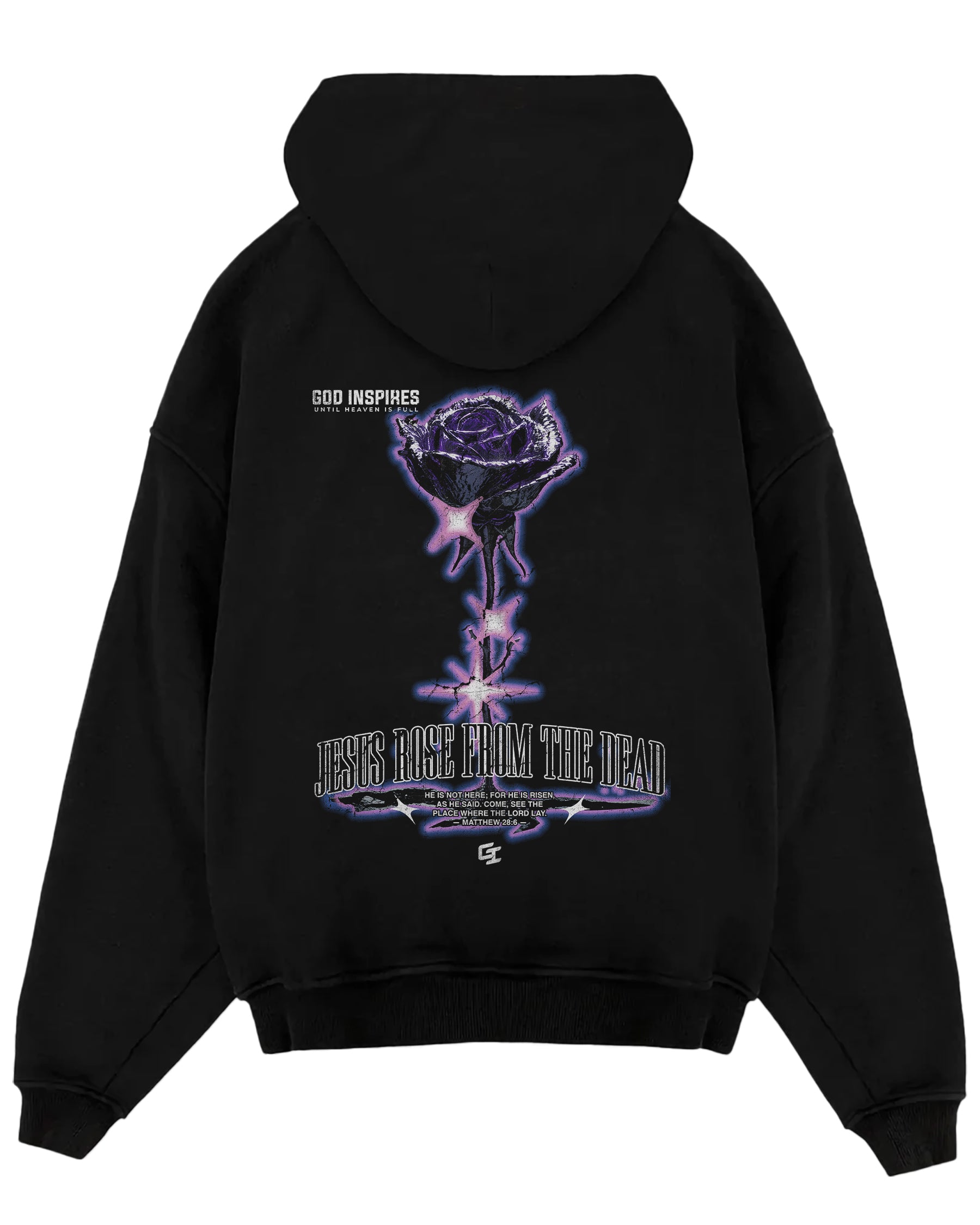 'Jesus Rose' Oversized Hoodie