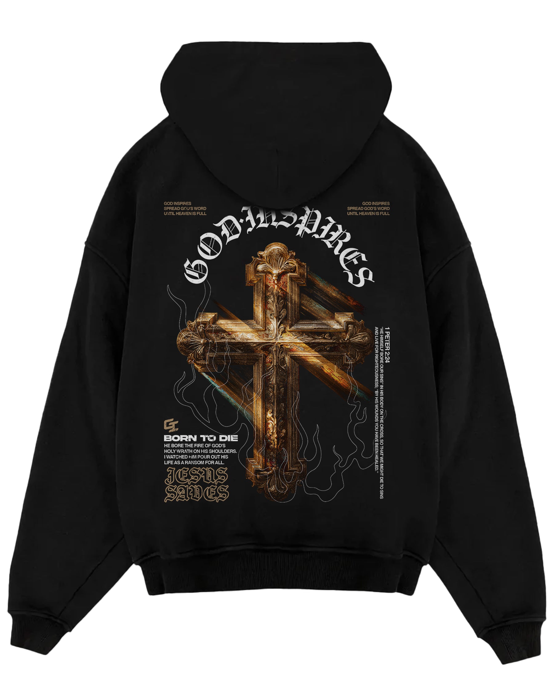 'Born to Die' Oversized Hoodie