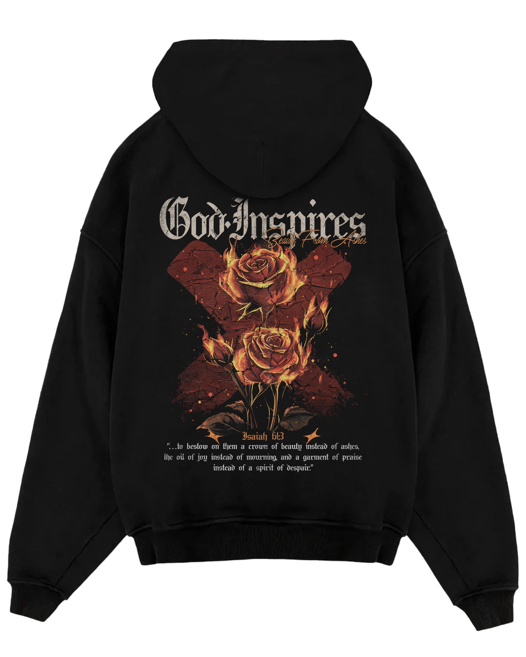 'Beauty From Ashes' Oversized Hoodie