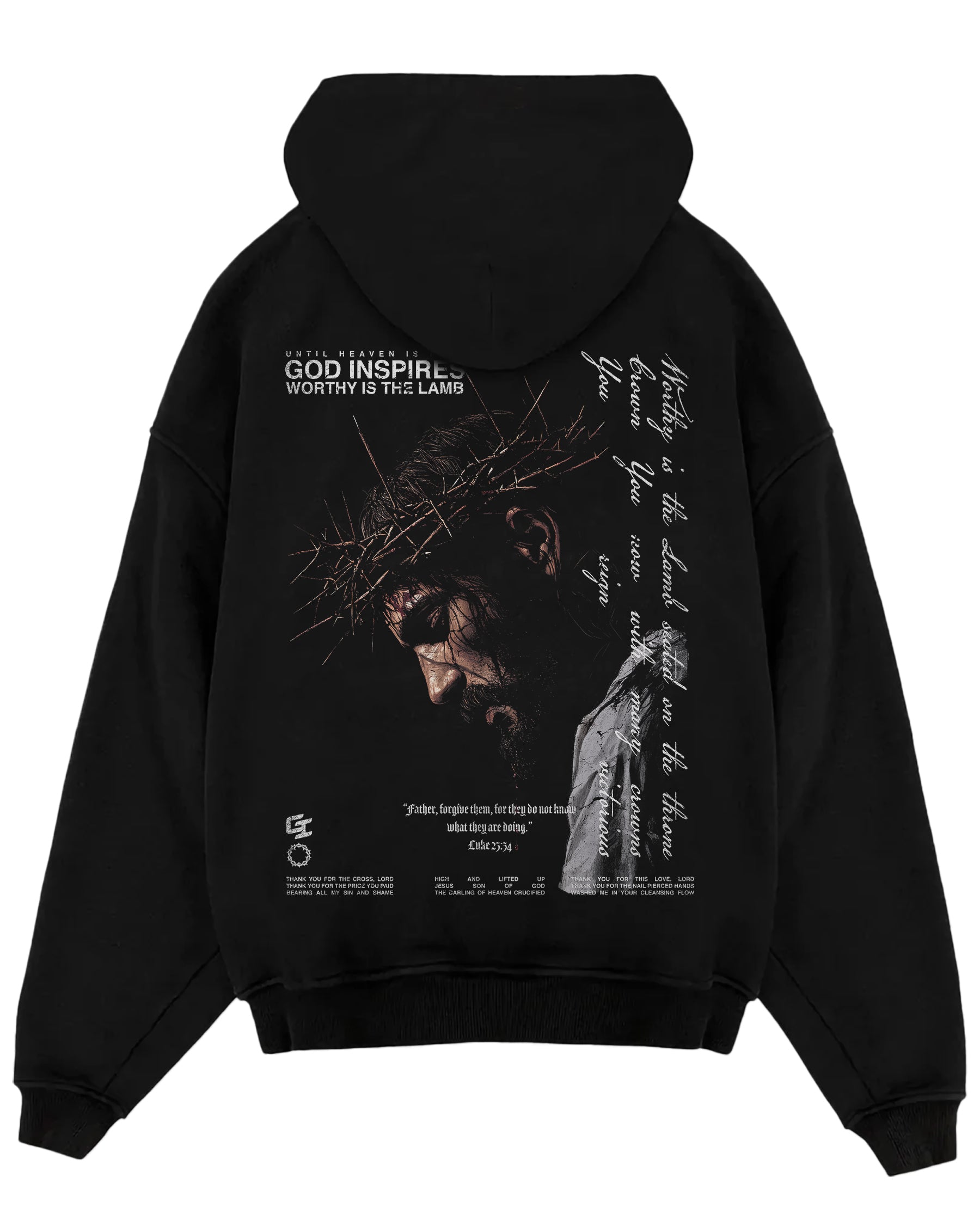 'Worthy Is The Lamb' Oversized Hoodie