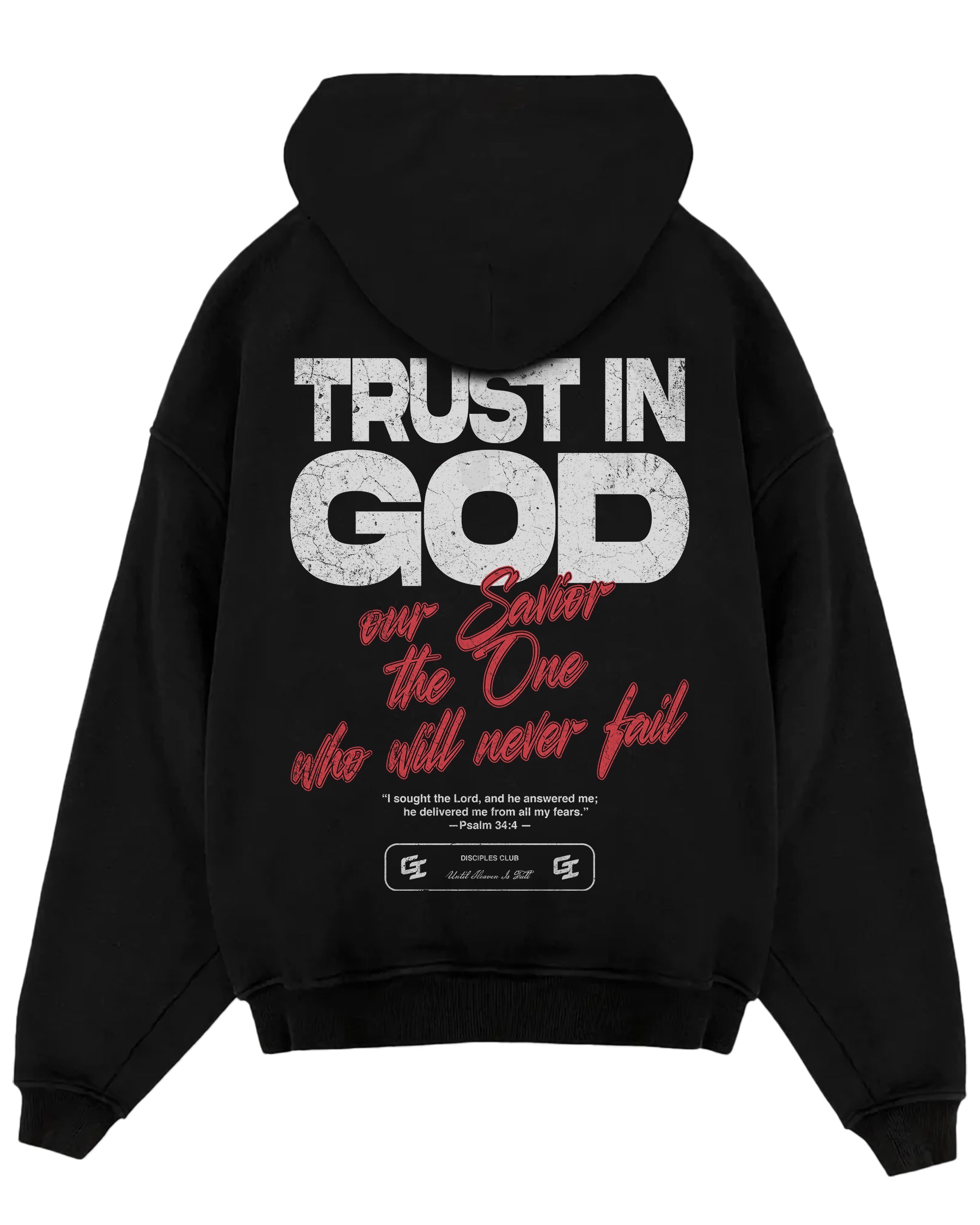 'Trust In God' Oversized Hoodie