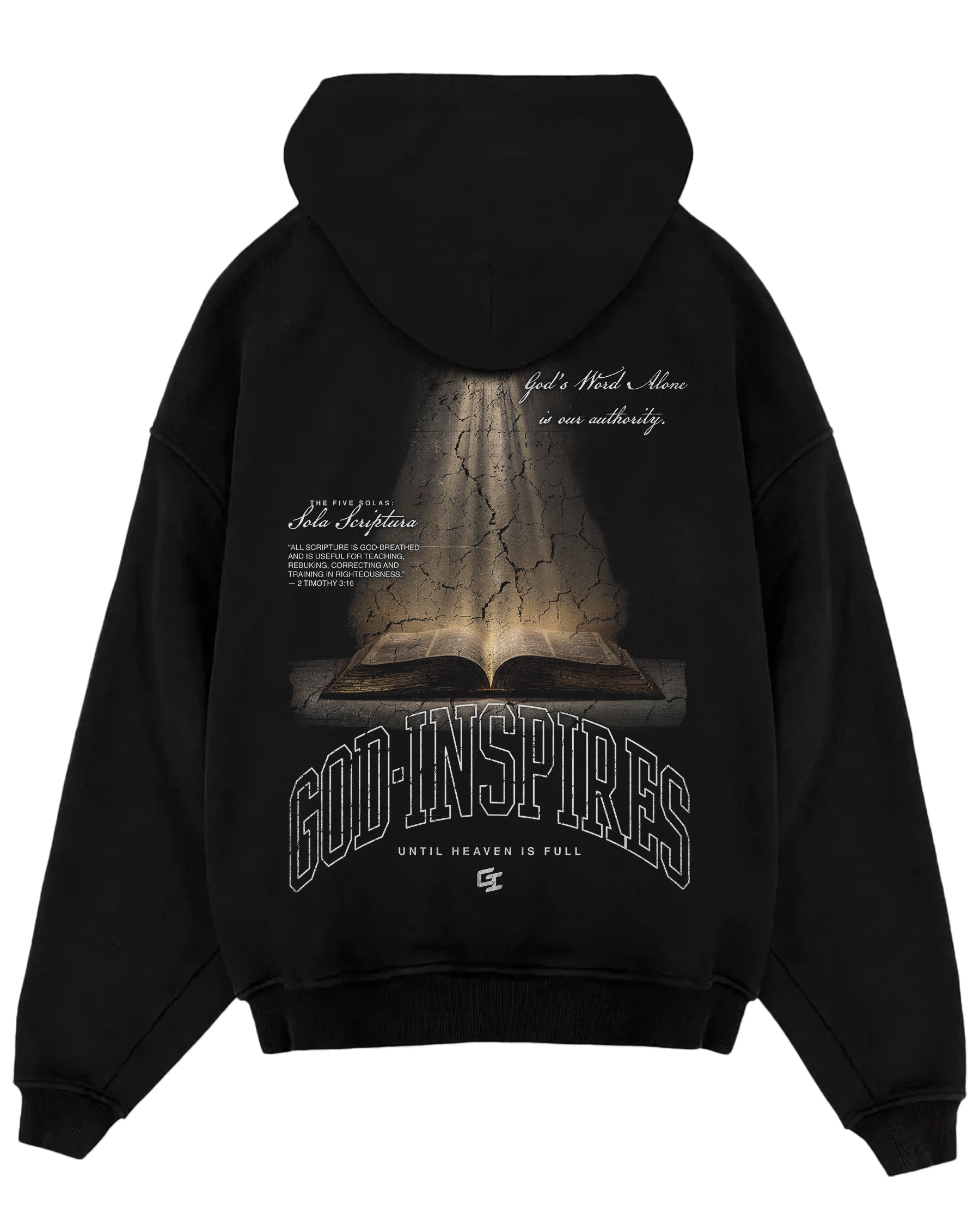 'The Five Solas: Sola Scriptura' Oversized Hoodie