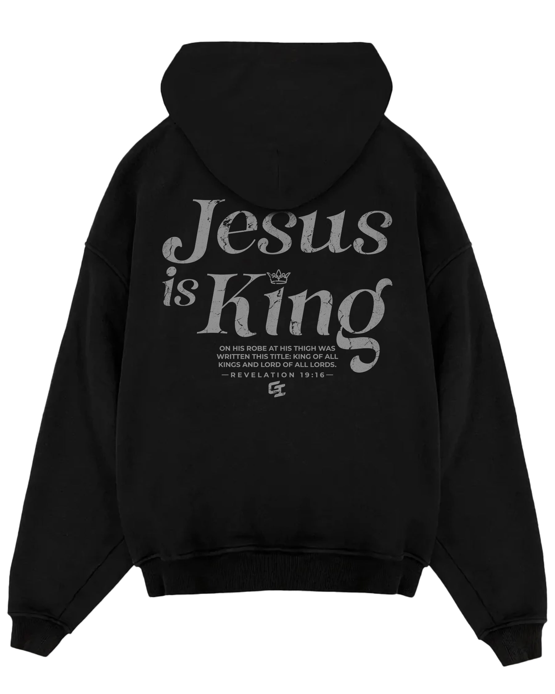 'Jesus Is King' Oversized Hoodie