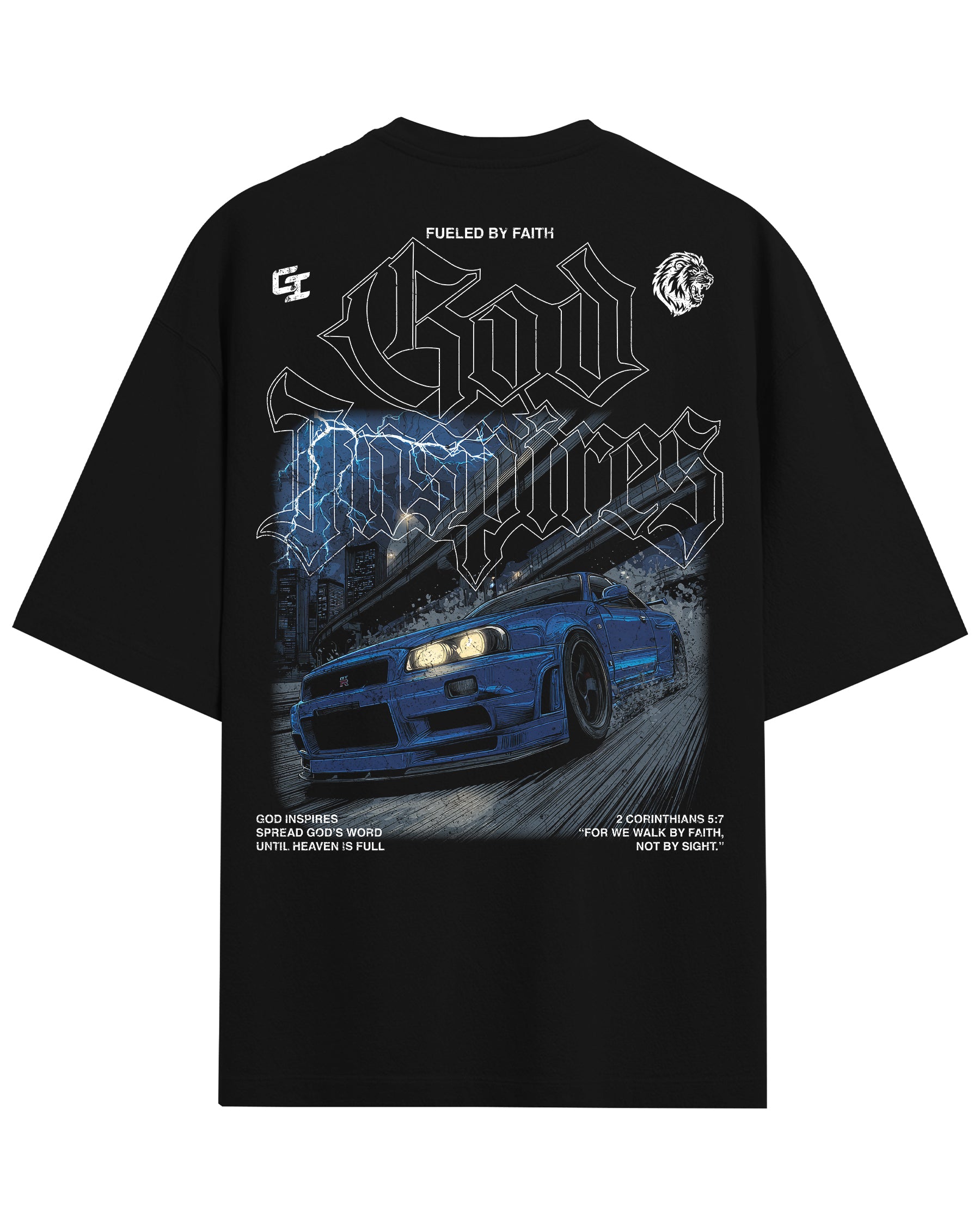 Cars '1999 Nissan Skyline GT-R' Back T-Shirt