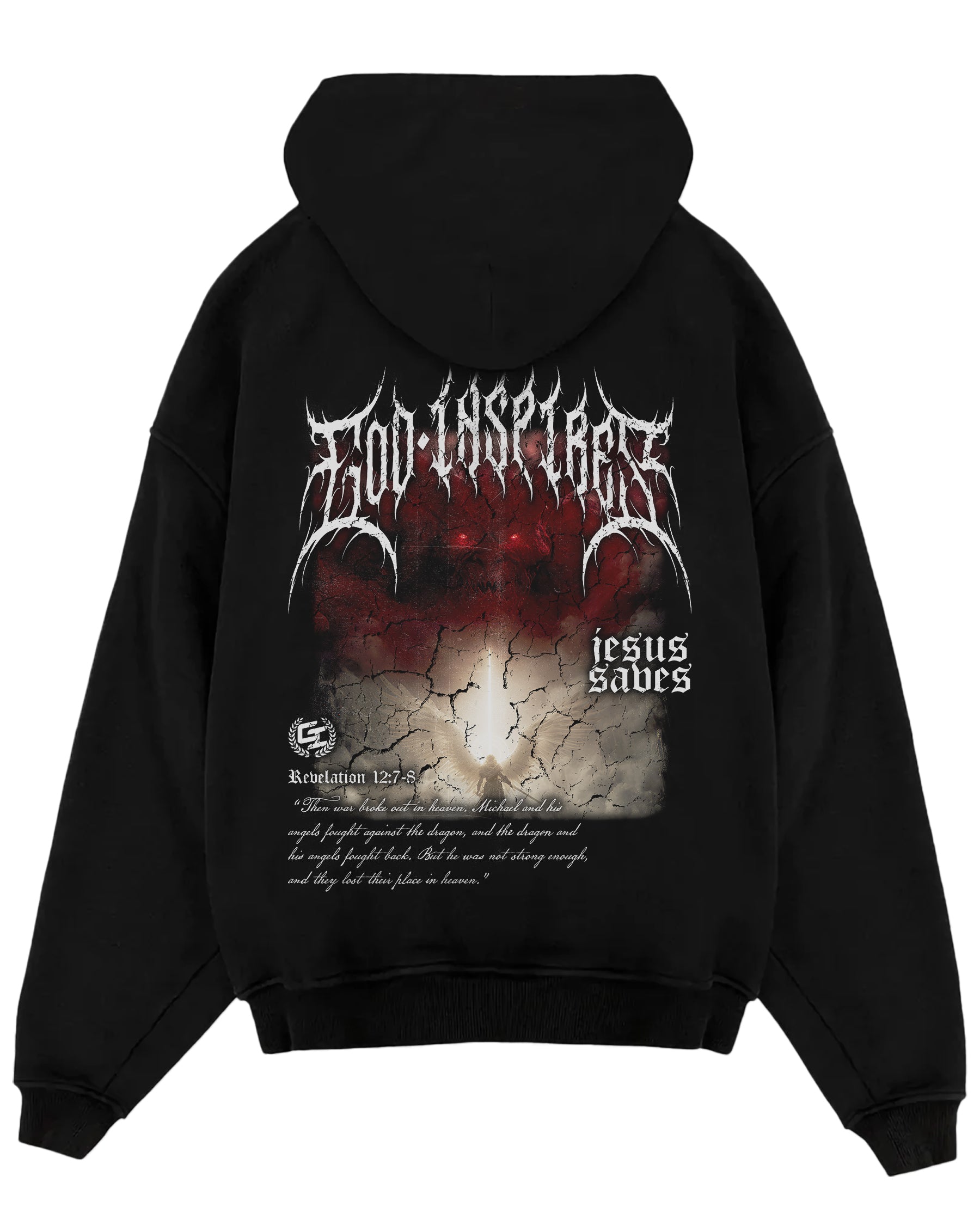 'Fall of the Dragon' Oversized Hoodie