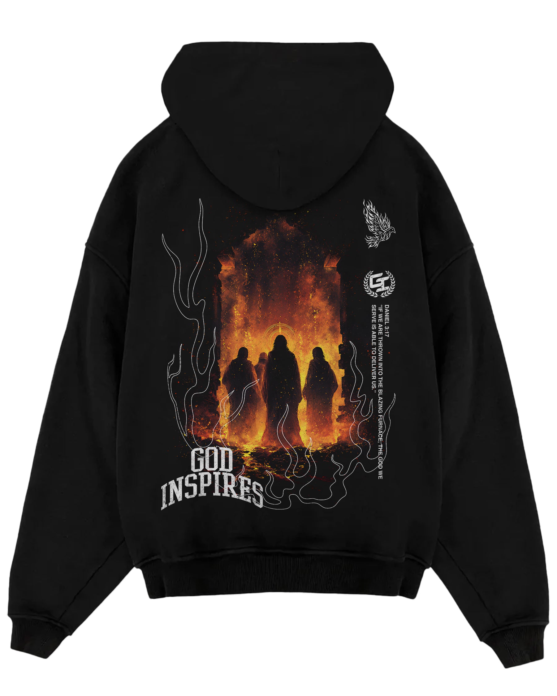 'The Fiery Furnace' Oversized Hoodie