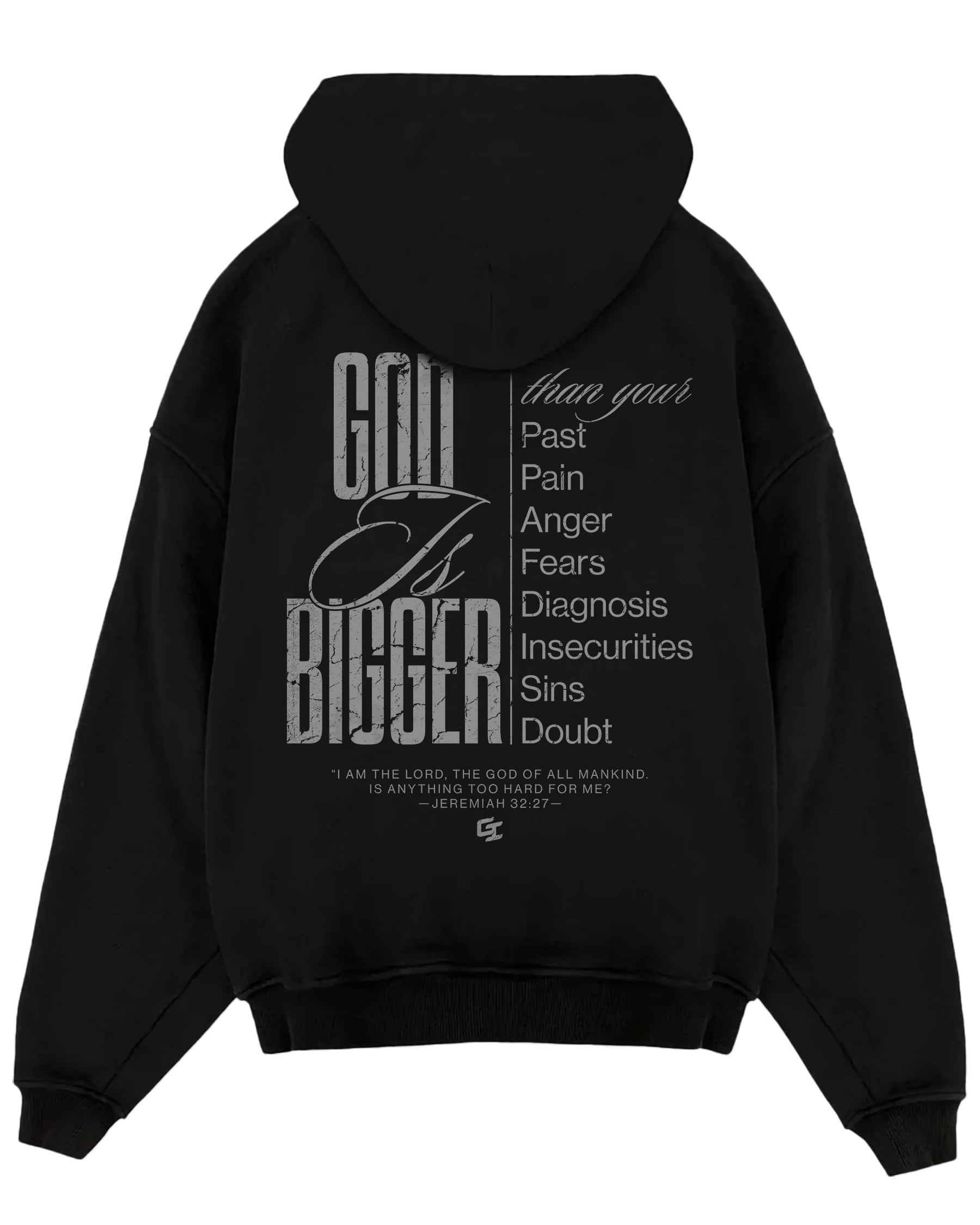 'God Is Bigger' Oversized Hoodie