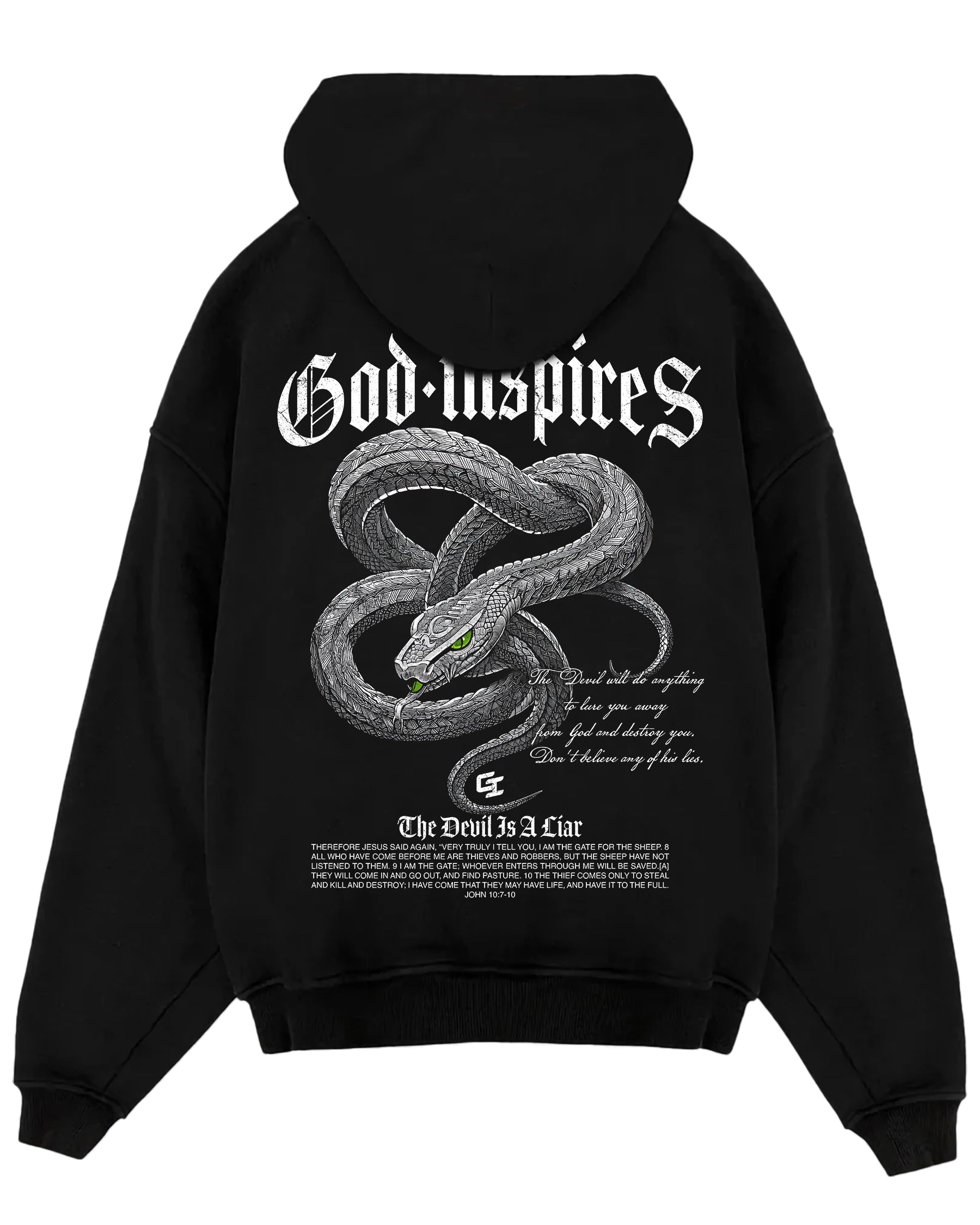 'Snake' Oversized Hoodie