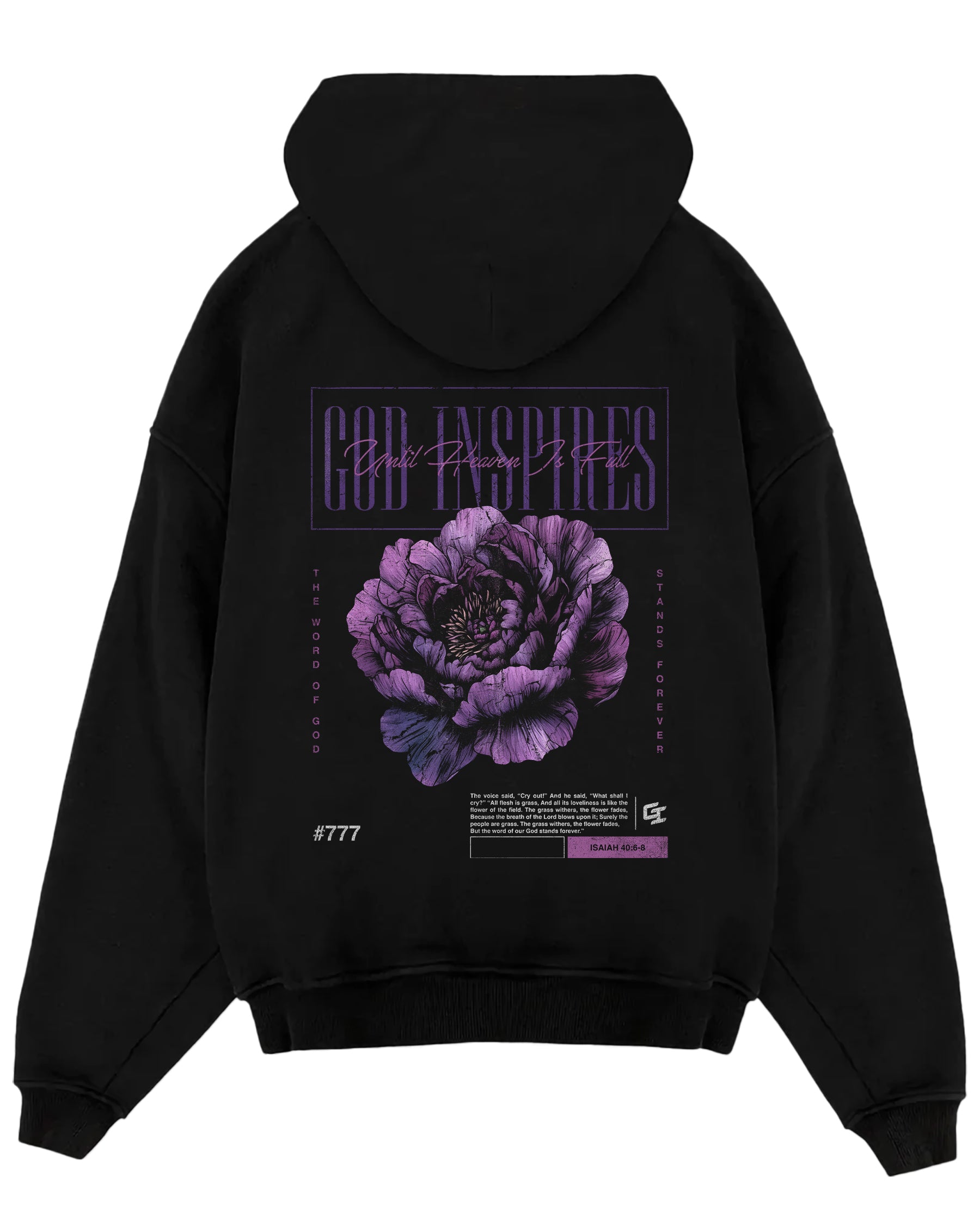 'Eternal Word' Oversized Hoodie