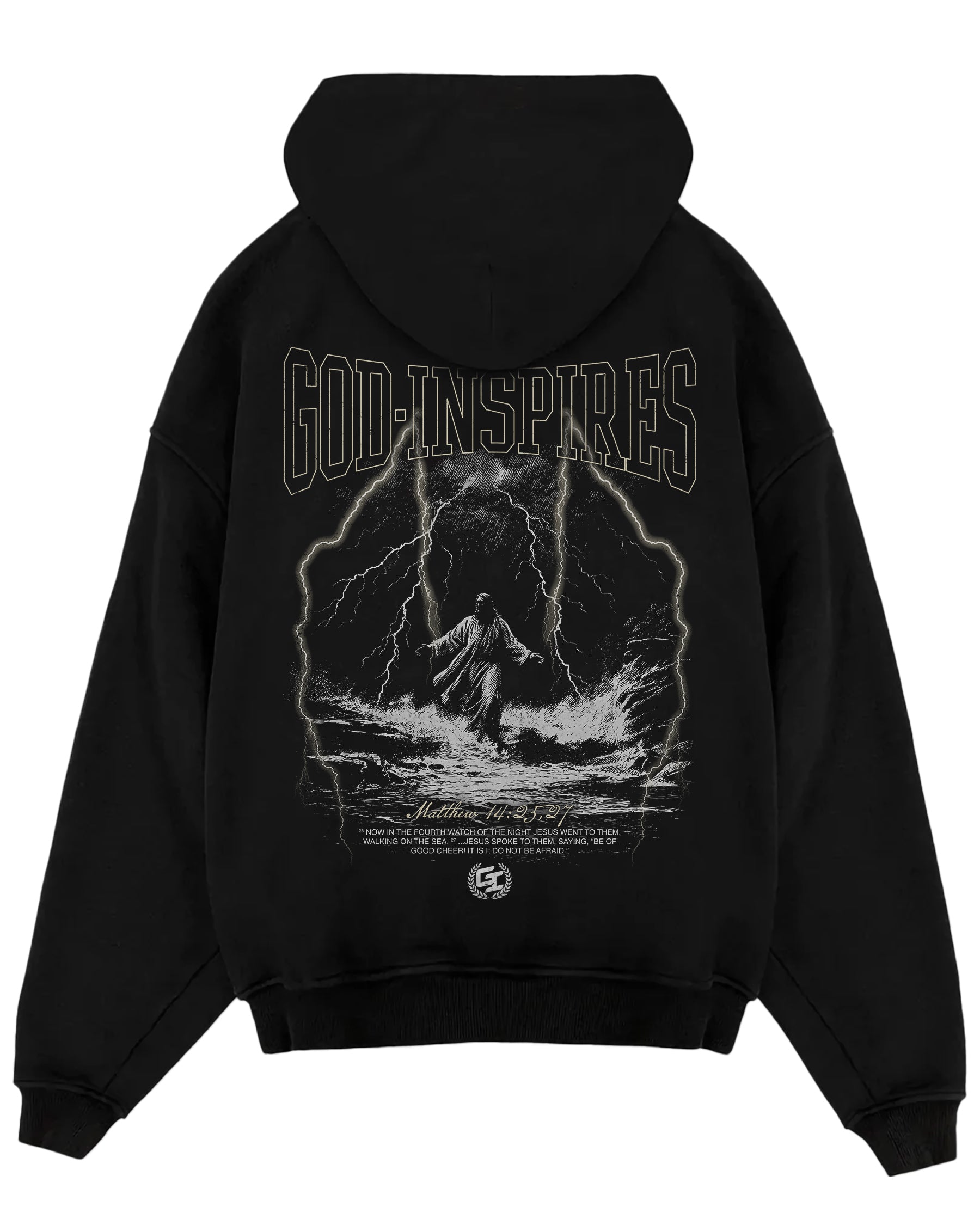 'Jesus Walks on Water' Oversized Hoodie