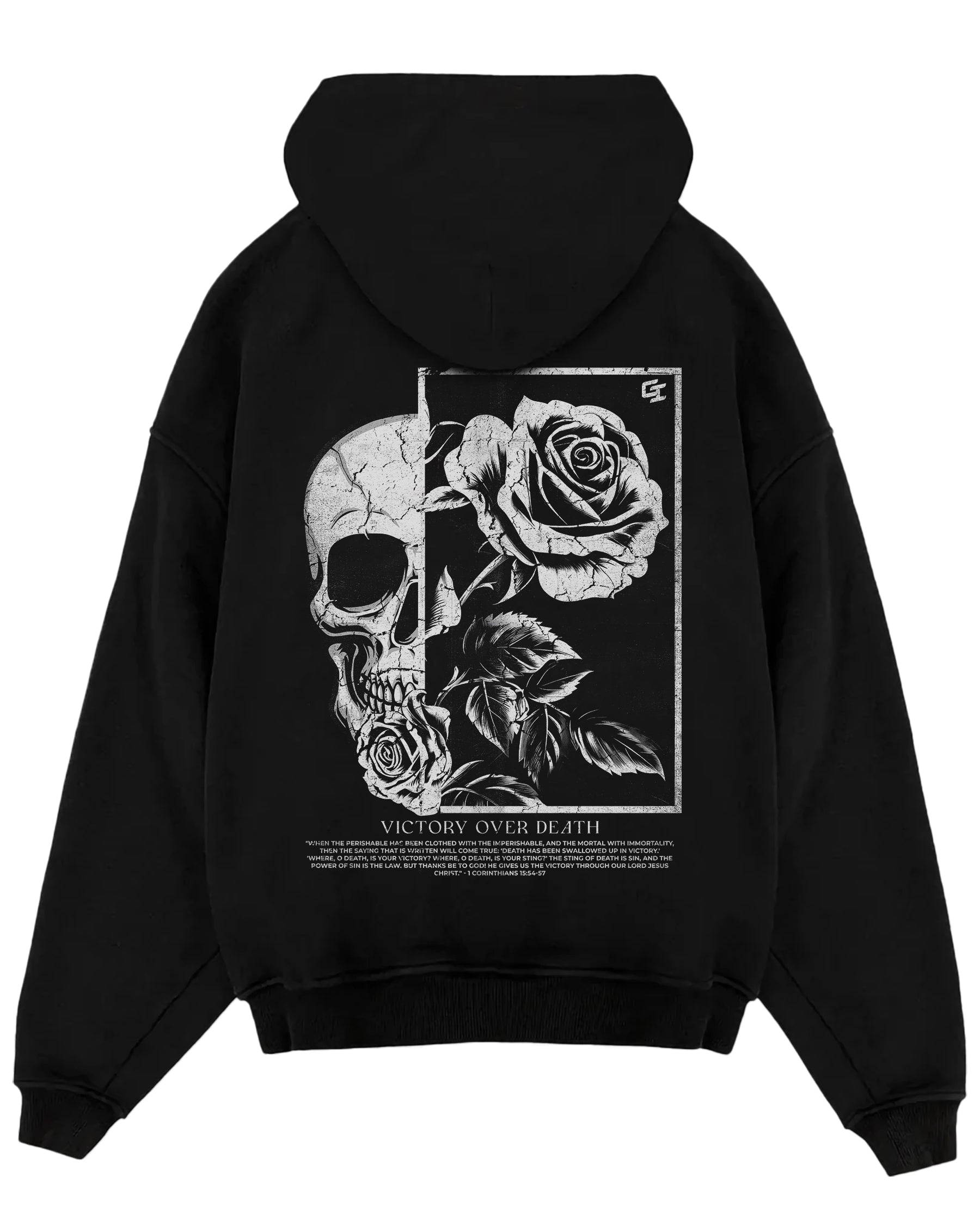 'Victory Over Death' Oversized Hoodie