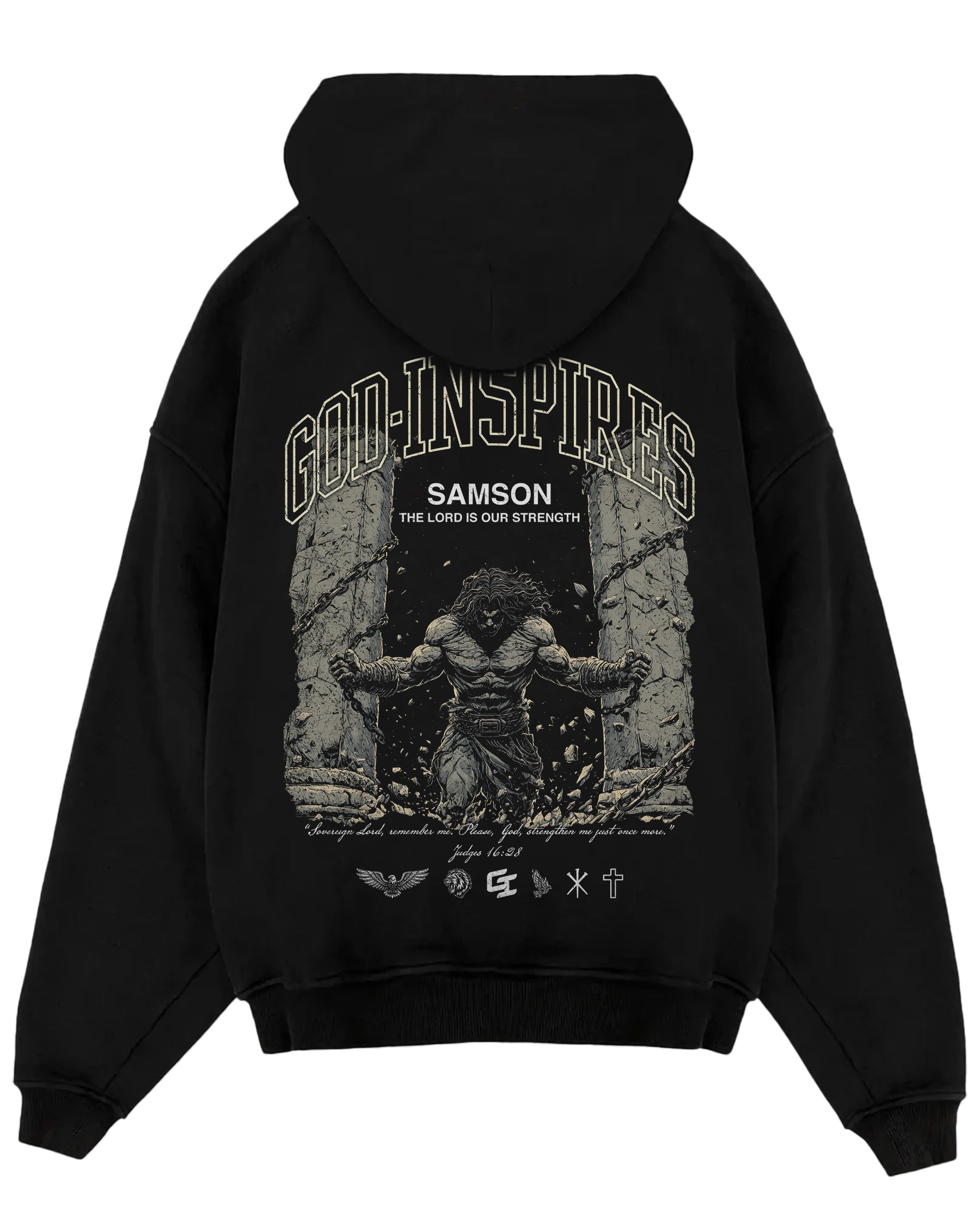 'Samson's Strength' Oversized Hoodie
