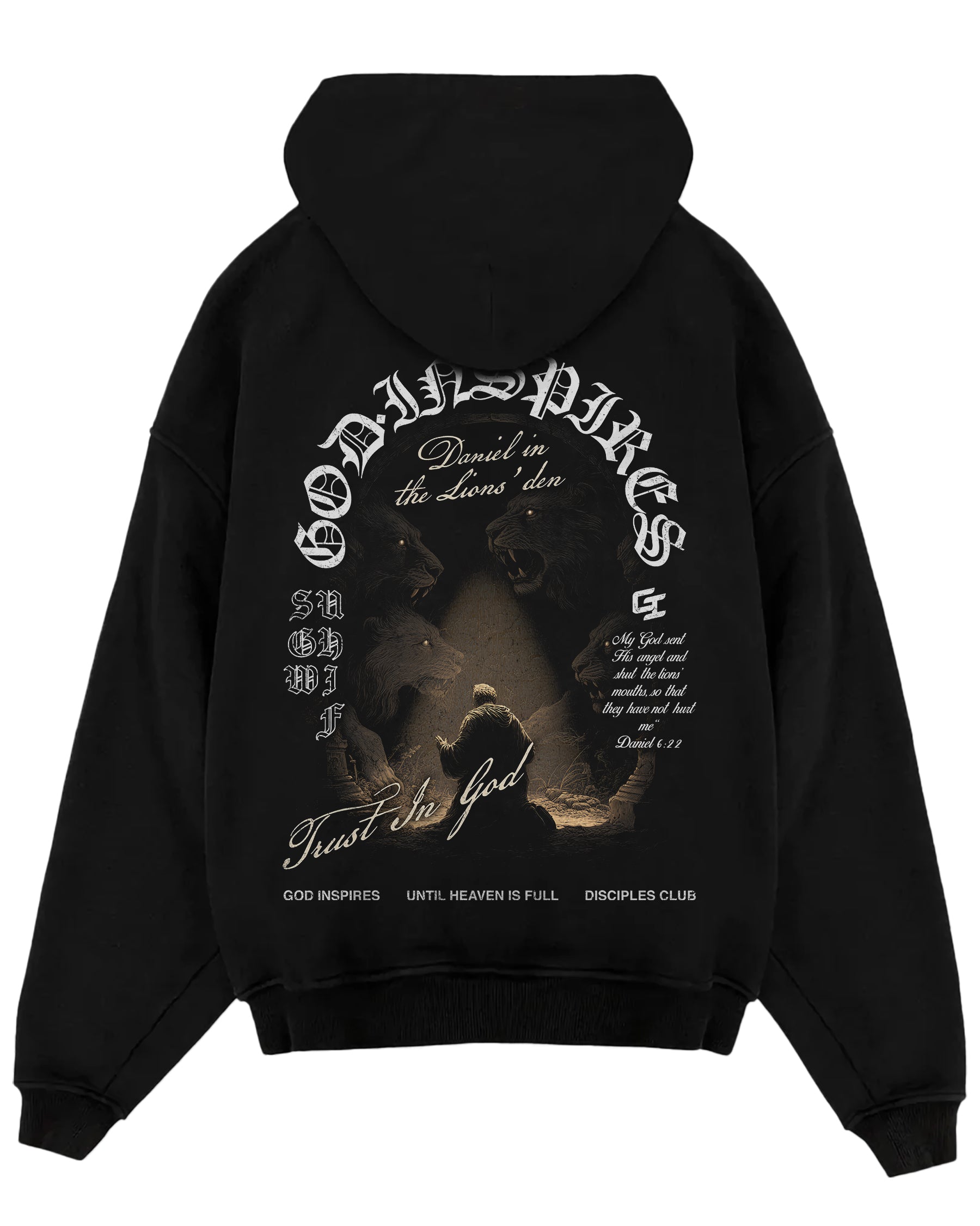 'Daniel in the Lions’ Den' Oversized Hoodie
