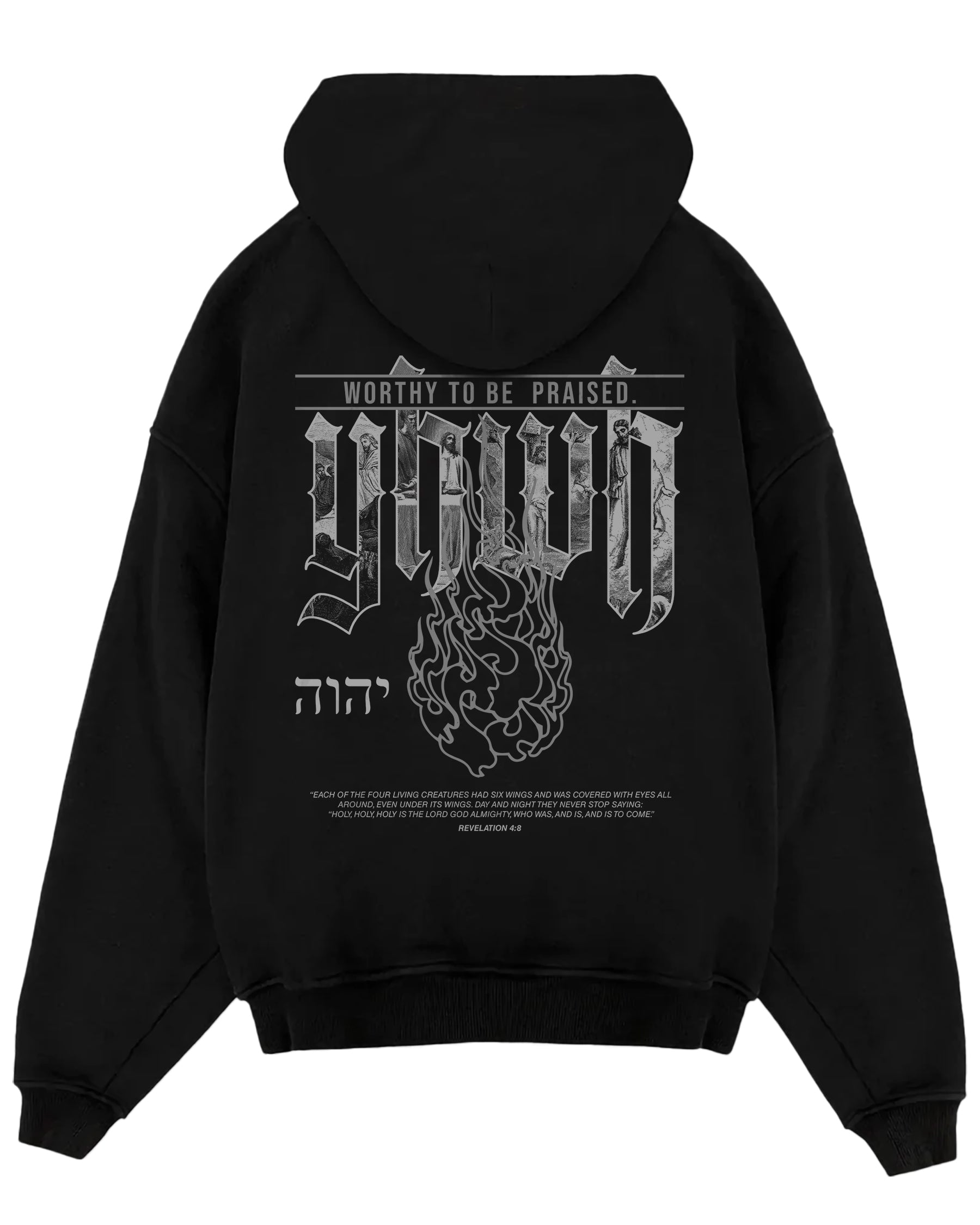 'YHWH' Oversized Hoodie