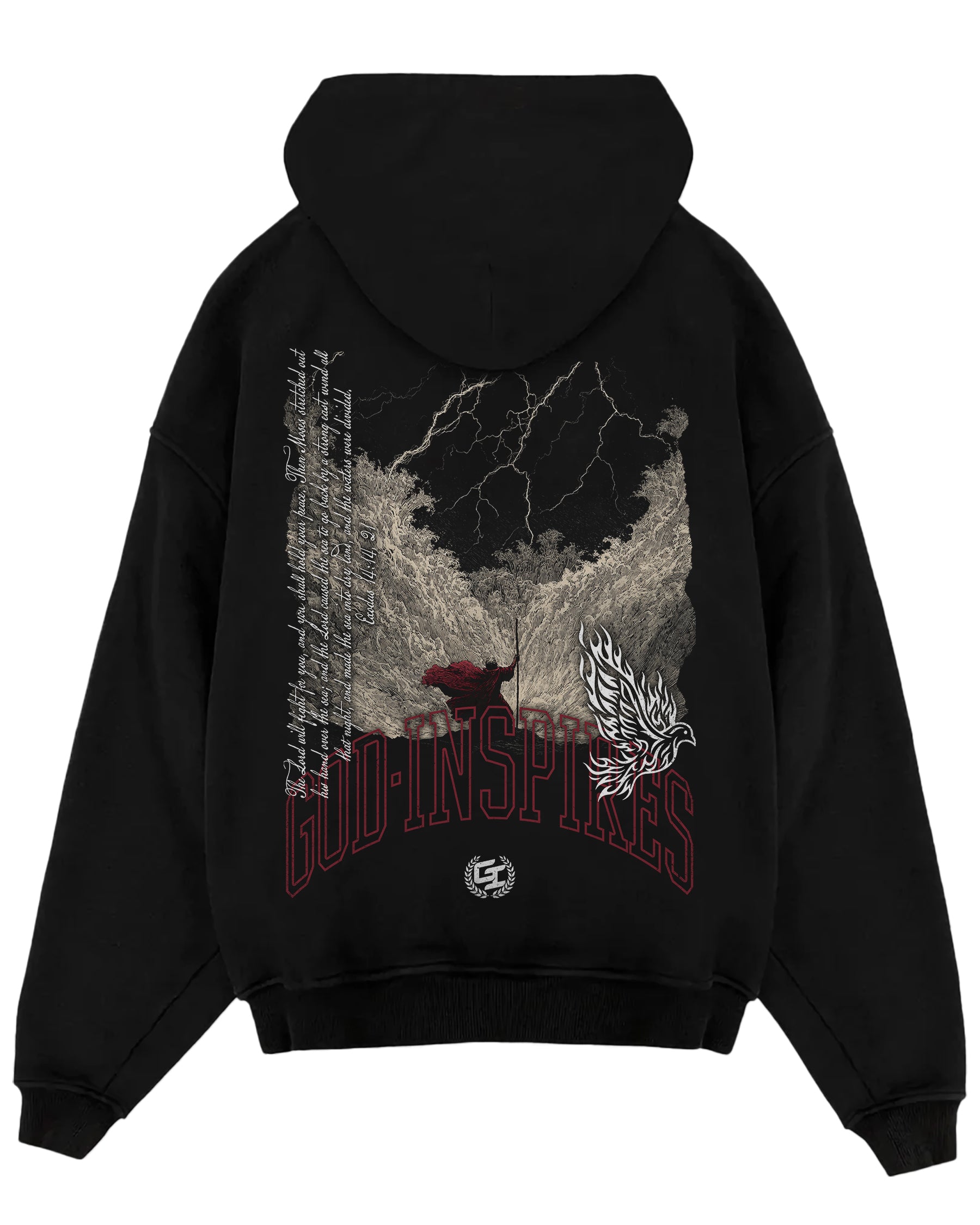'Moses Parting the Red Sea' Oversized Hoodie