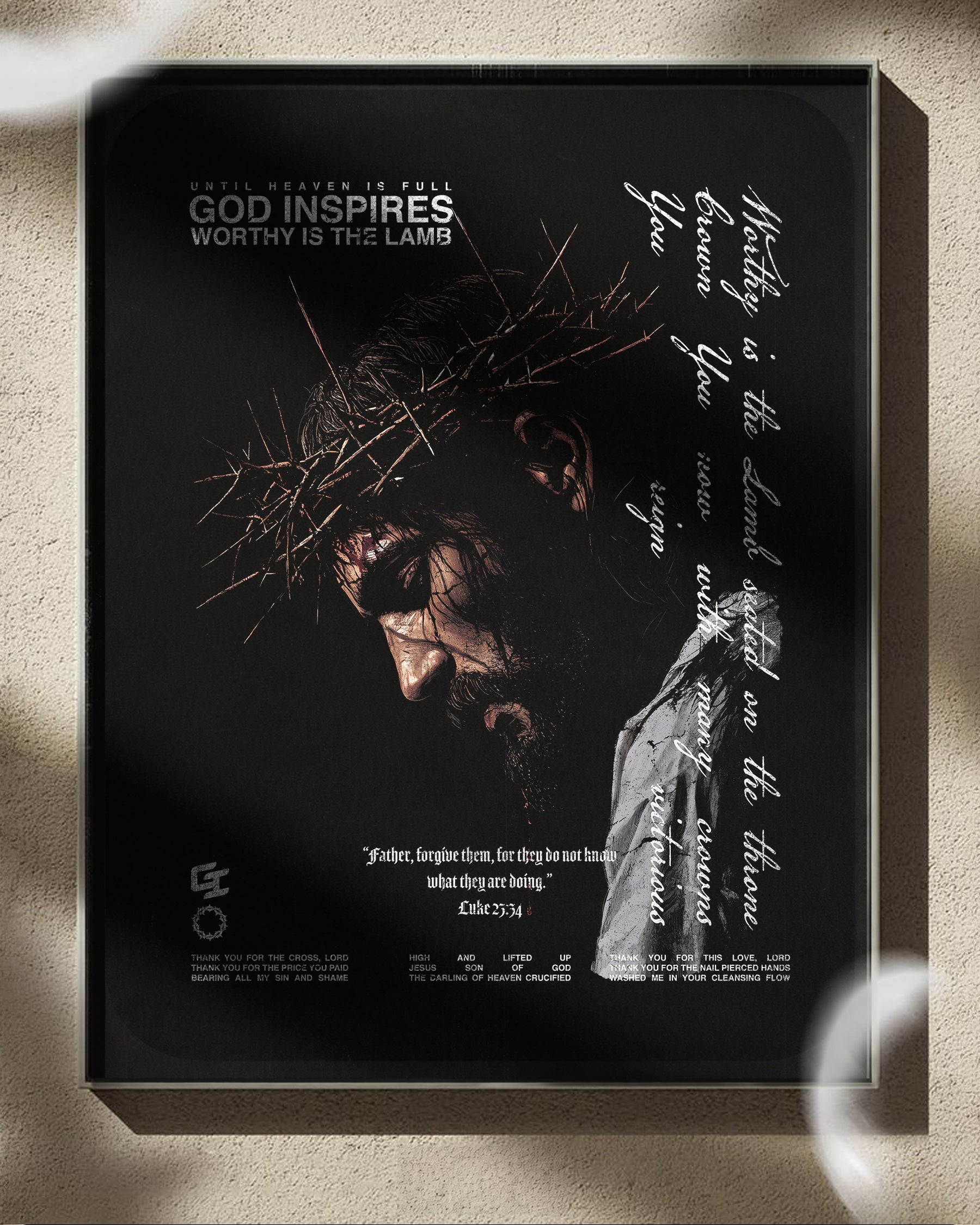 'Worthy Is The Lamb' Poster