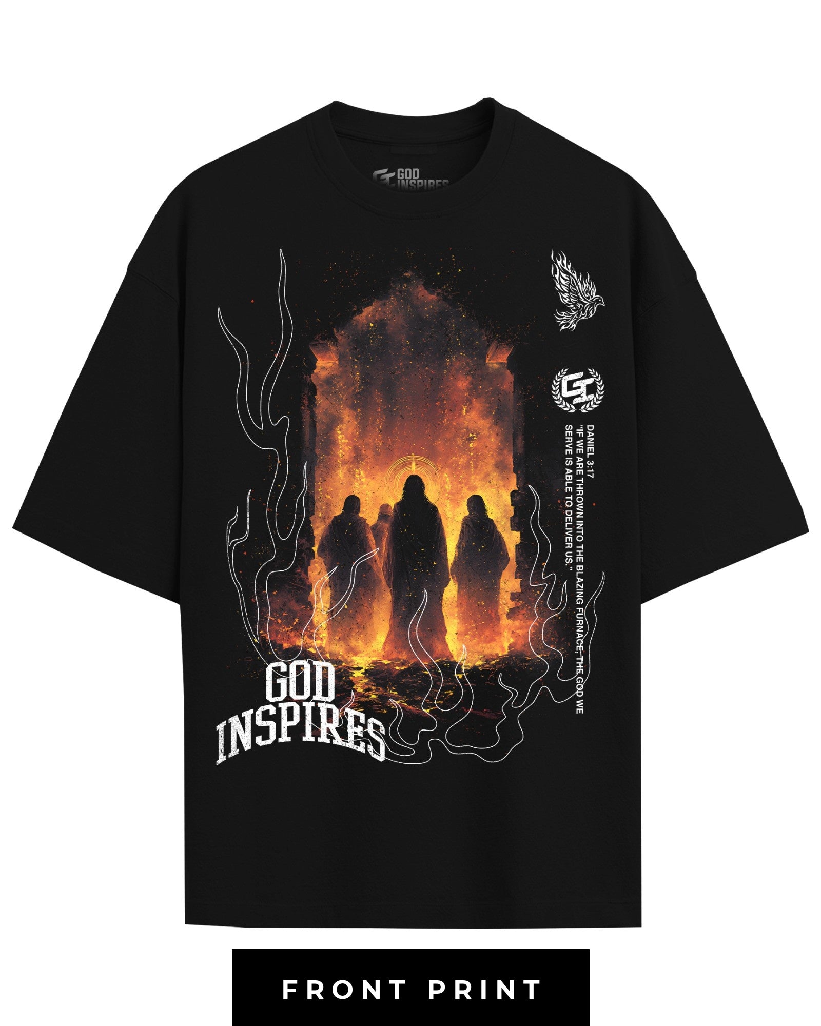 'The Fiery Furnace' T-Shirt - God Inspires