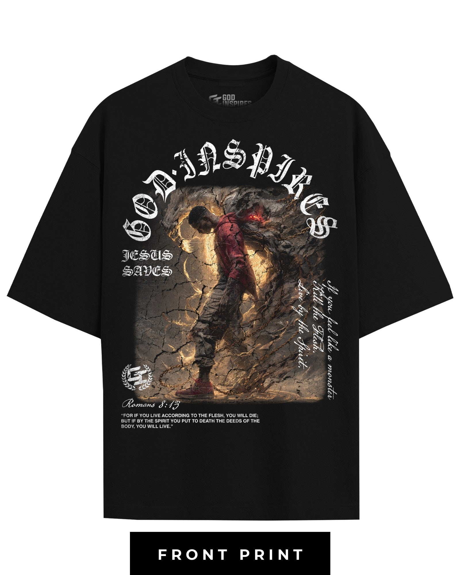 'Monster' T-Shirt - God Inspires