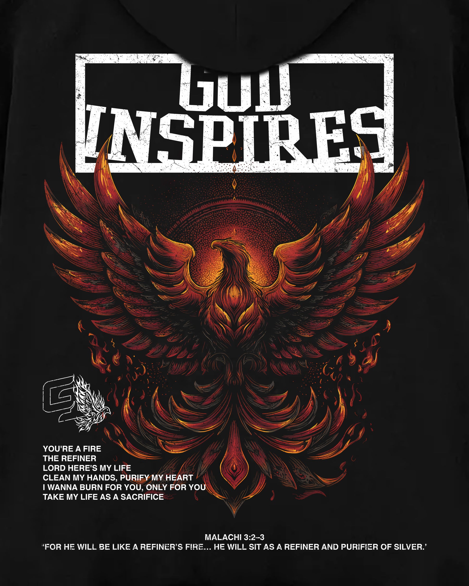 'Phoenix' Oversized Hoodie