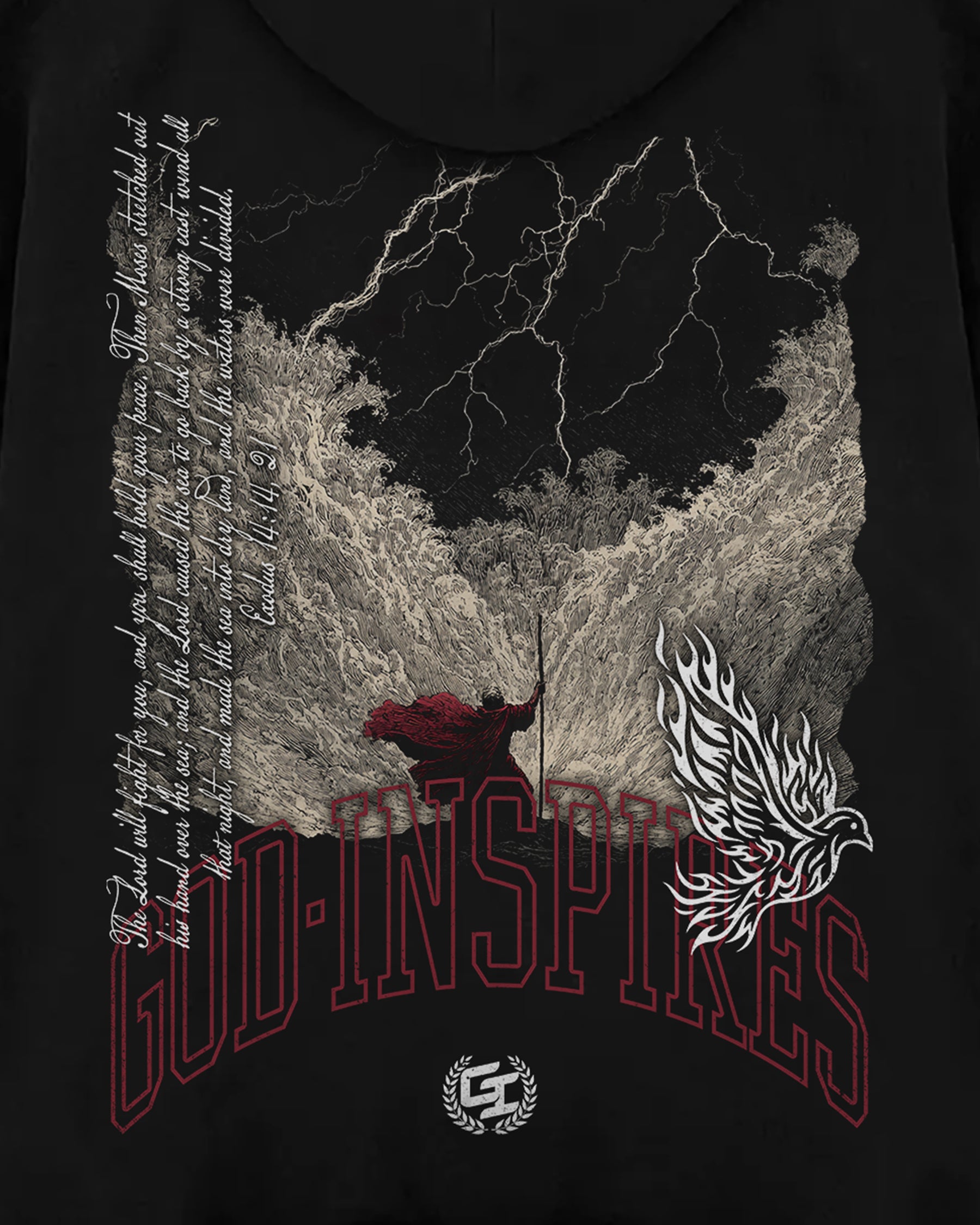 'Moses Parting the Red Sea' Oversized Hoodie