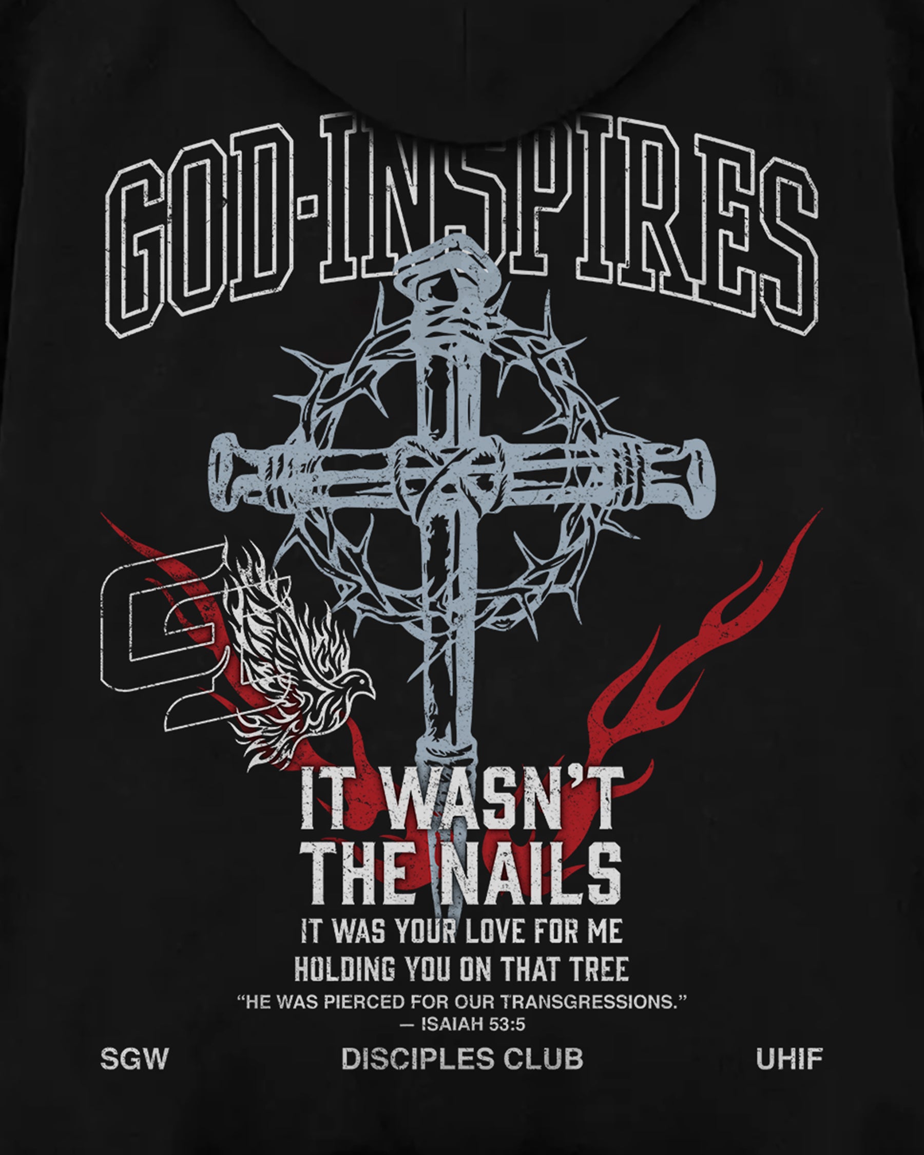 'Nails' Oversized Hoodie