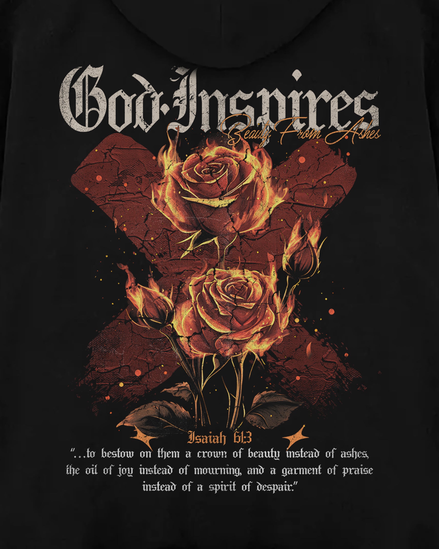 'Beauty From Ashes' Oversized Hoodie