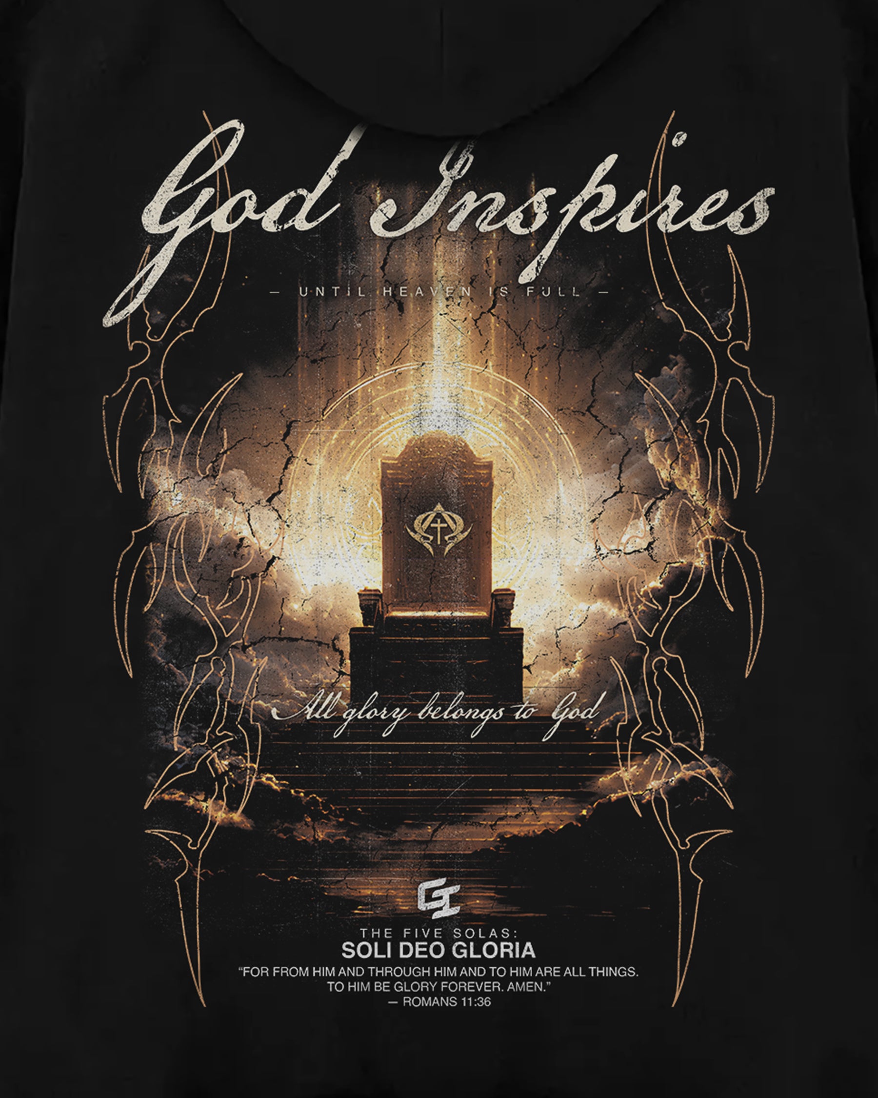 'The Five Solas: Soli Deo Gloria' Oversized Hoodie