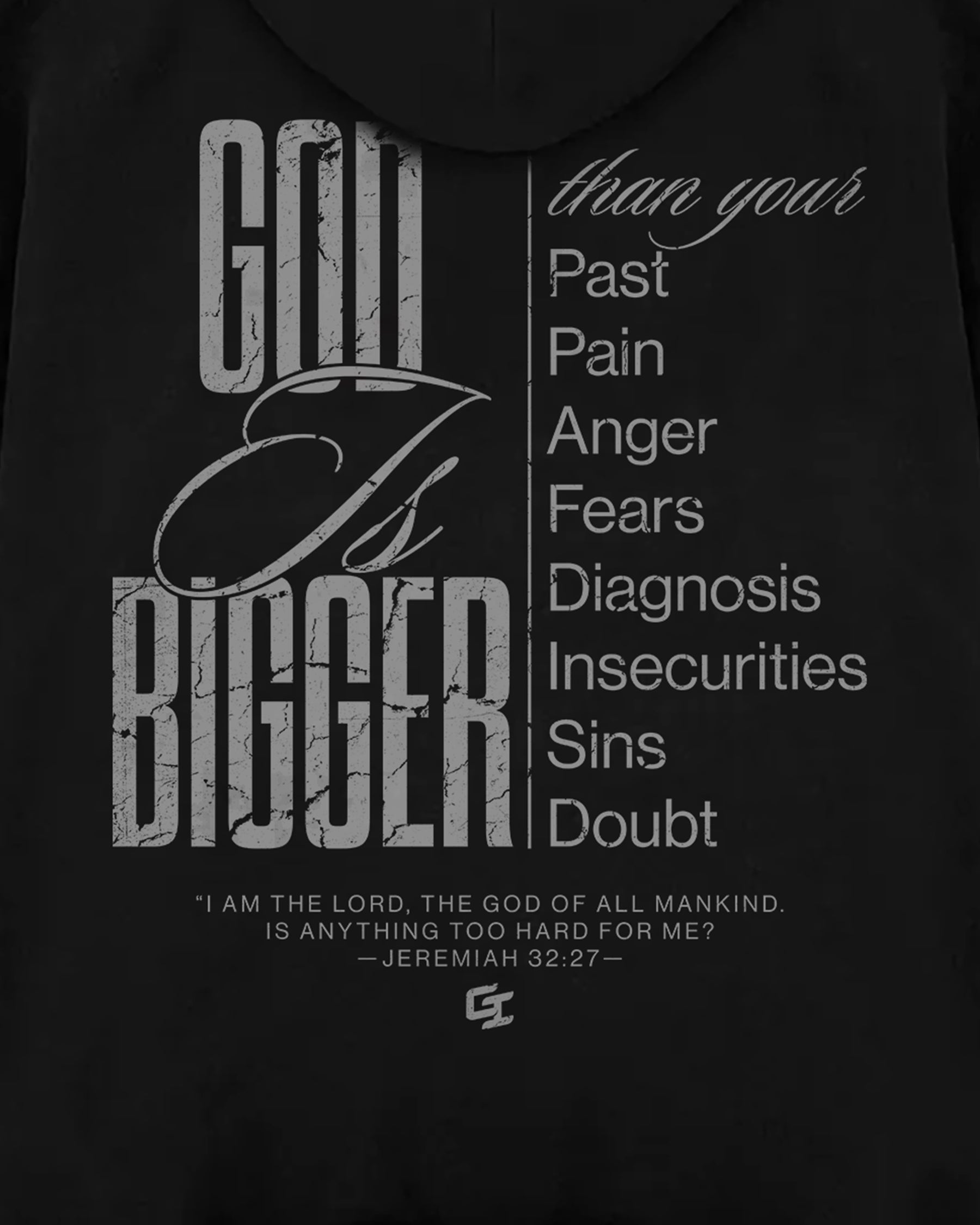 'God Is Bigger' Oversized Hoodie