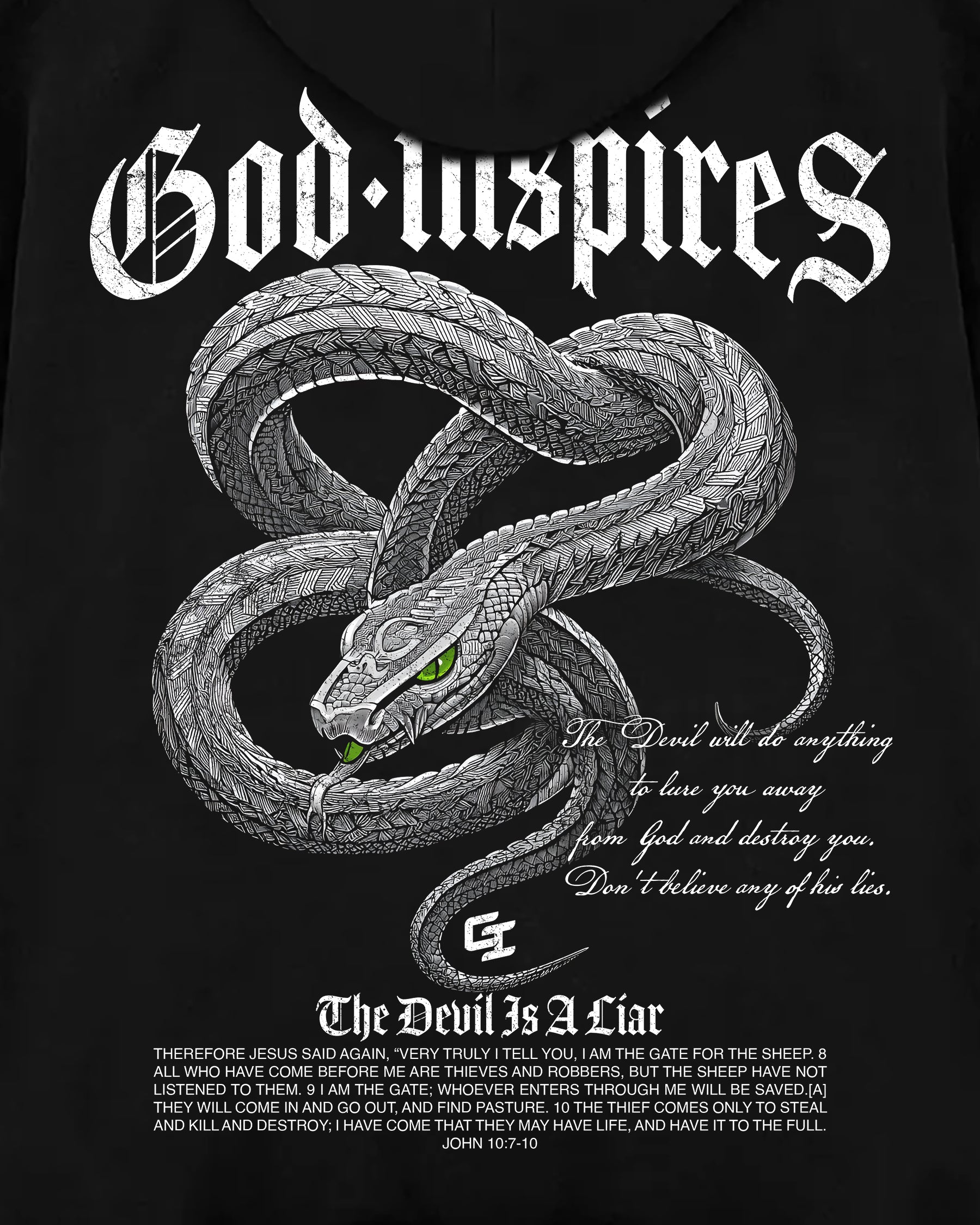 'Snake' Oversized Hoodie