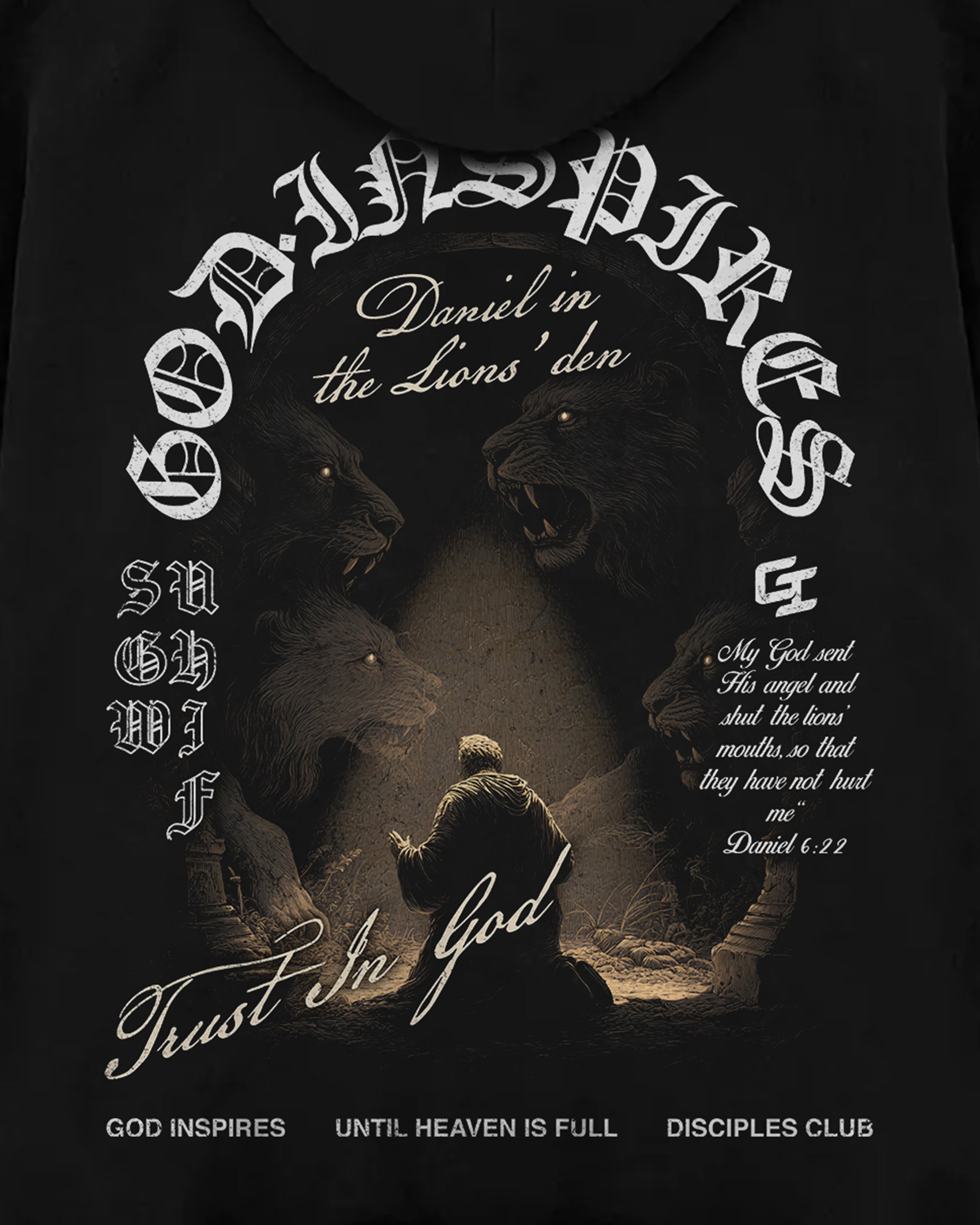 'Daniel in the Lions’ Den' Oversized Hoodie