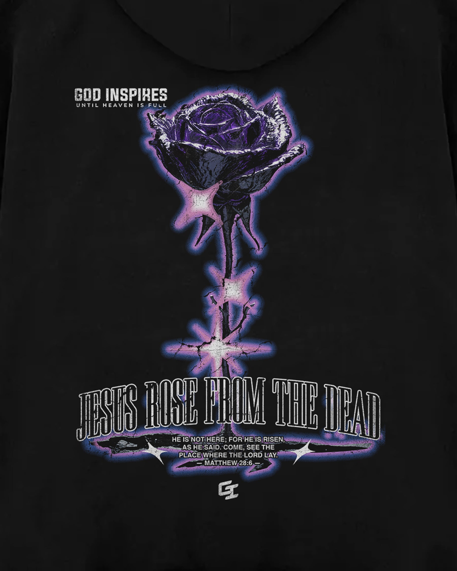 'Jesus Rose' Oversized Hoodie