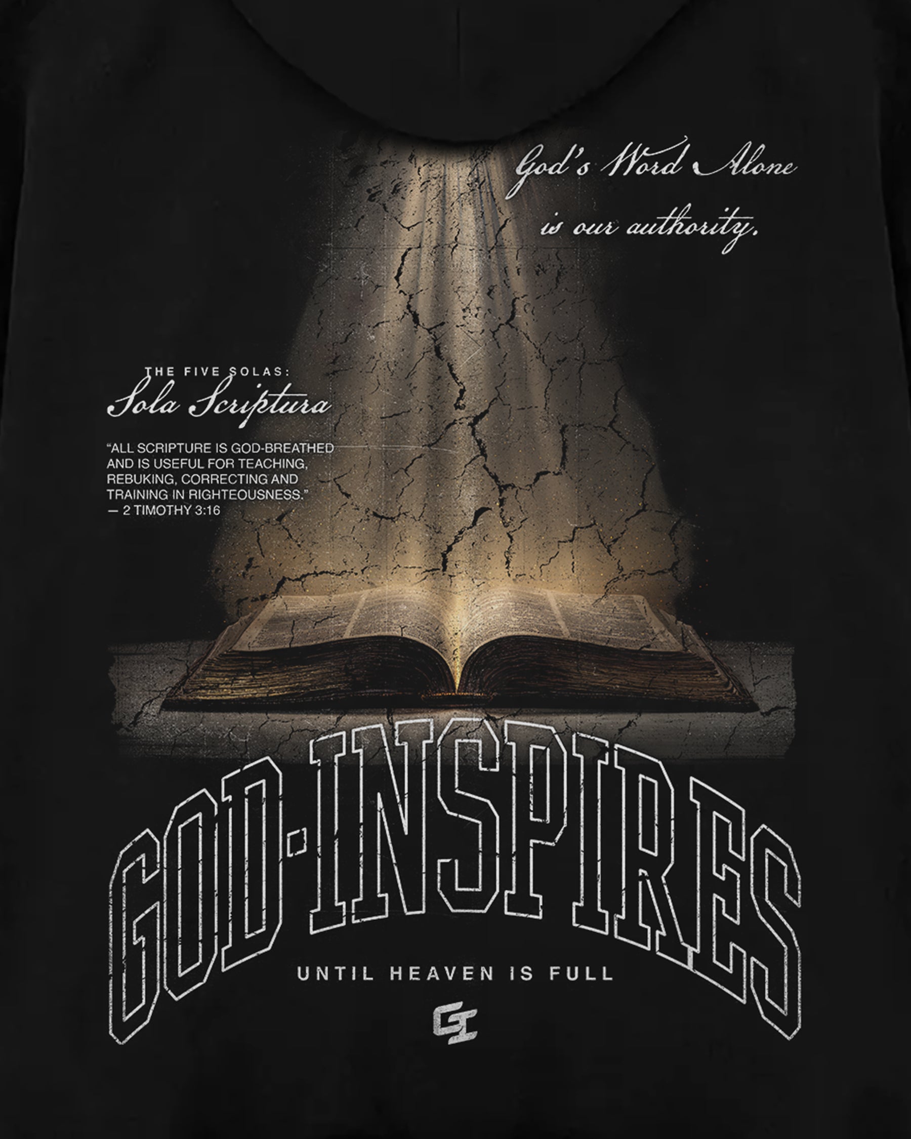 'The Five Solas: Sola Scriptura' Oversized Hoodie