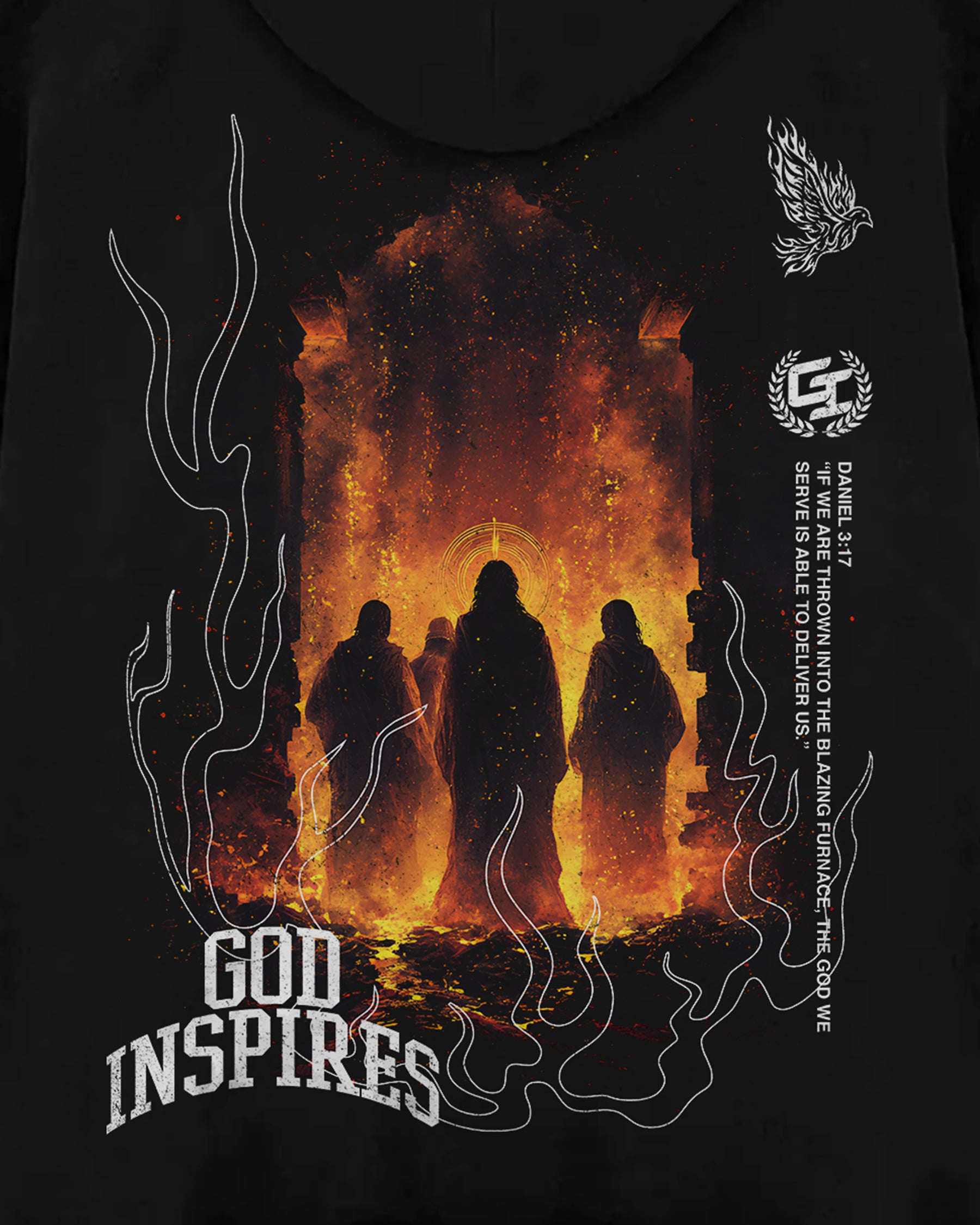 'The Fiery Furnace' Oversized Hoodie