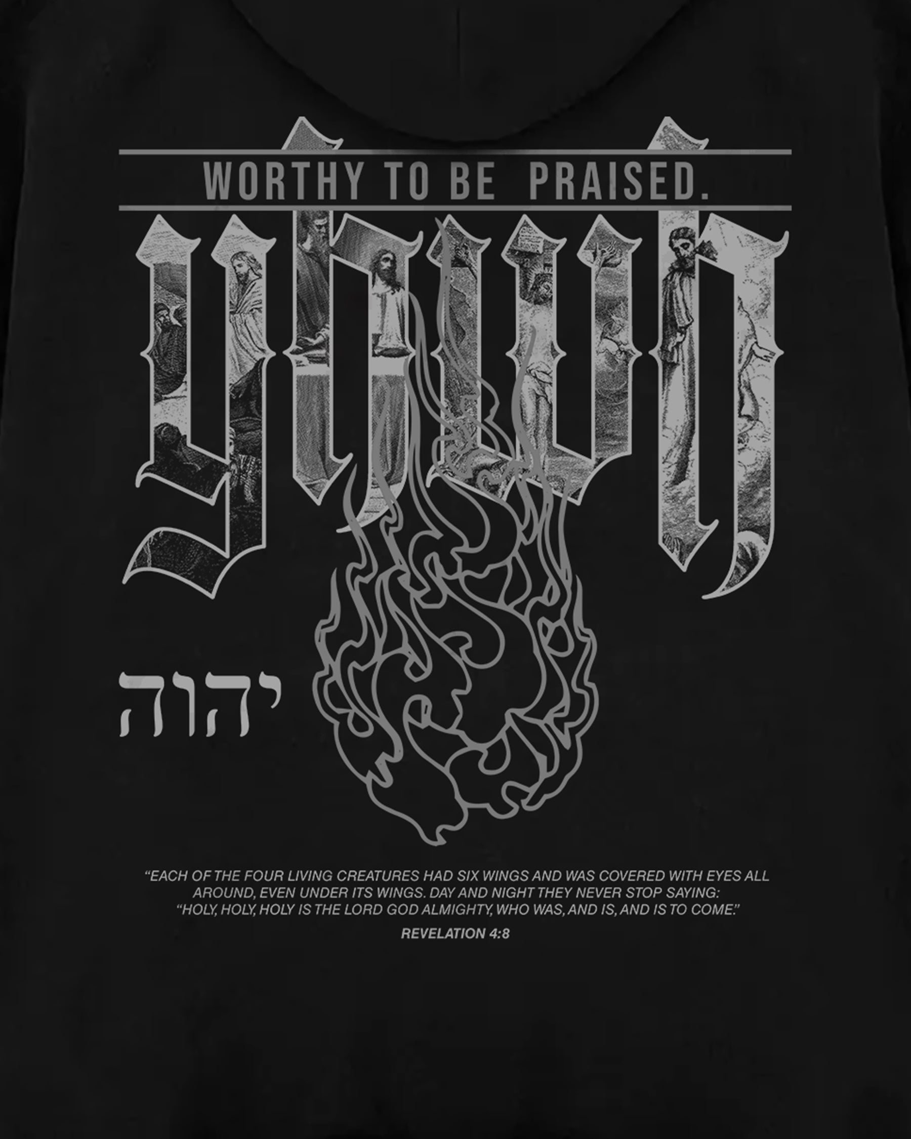 'YHWH' Oversized Hoodie