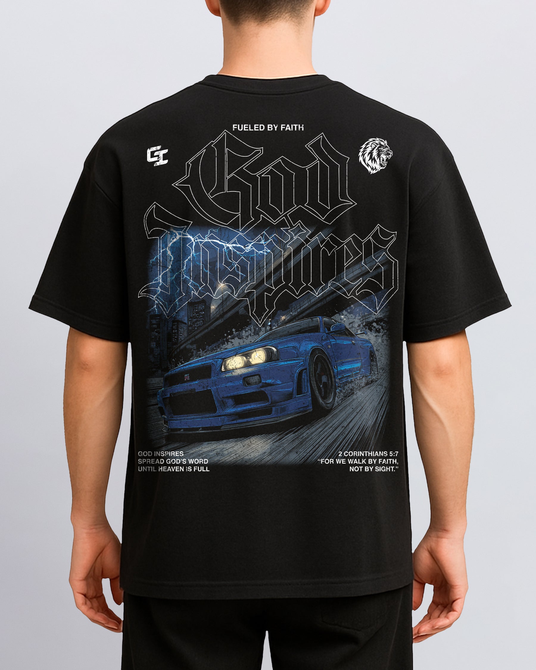 Cars '1999 Nissan Skyline GT-R' Back T-Shirt