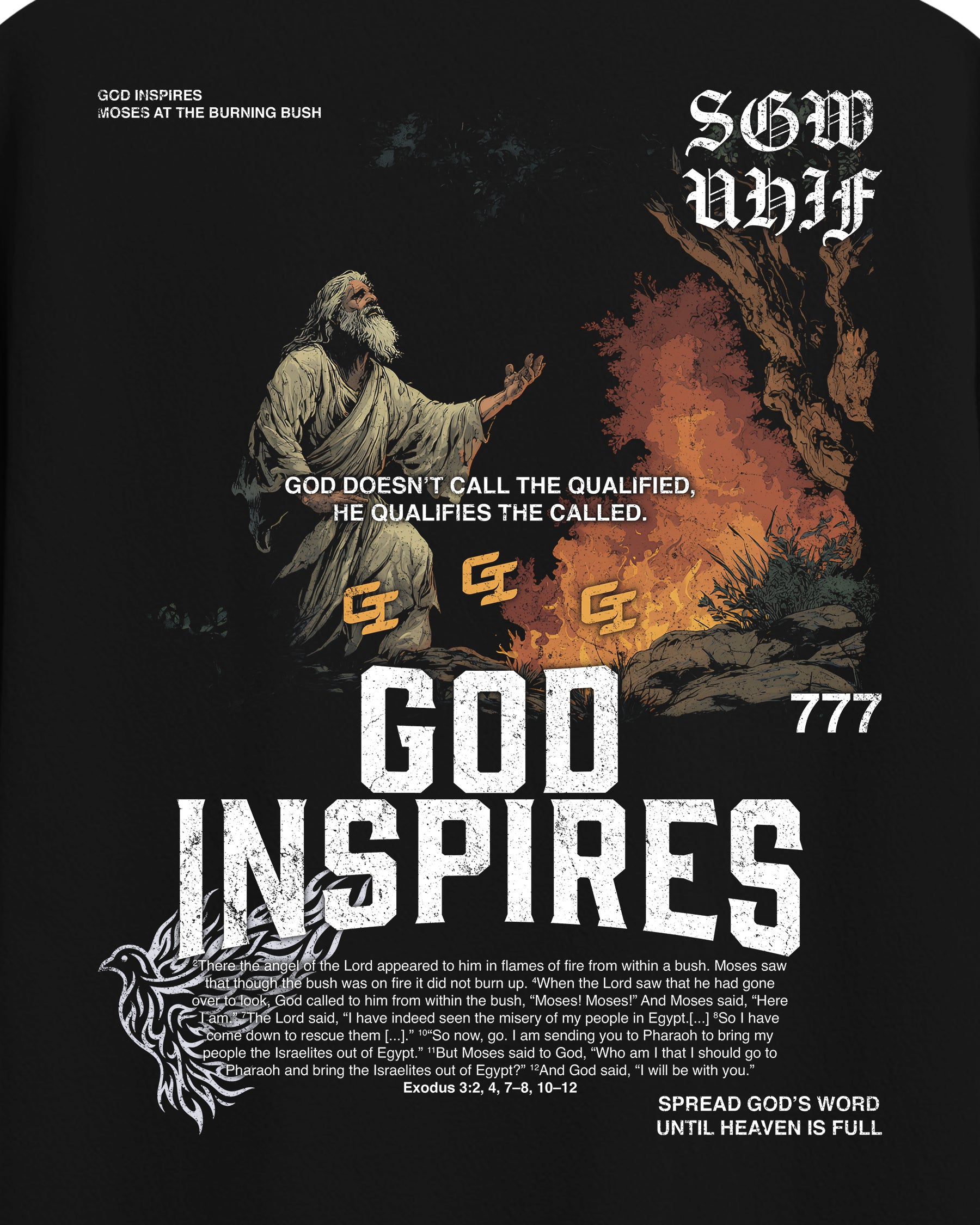 'Moses At The Burning Bush' T-Shirt