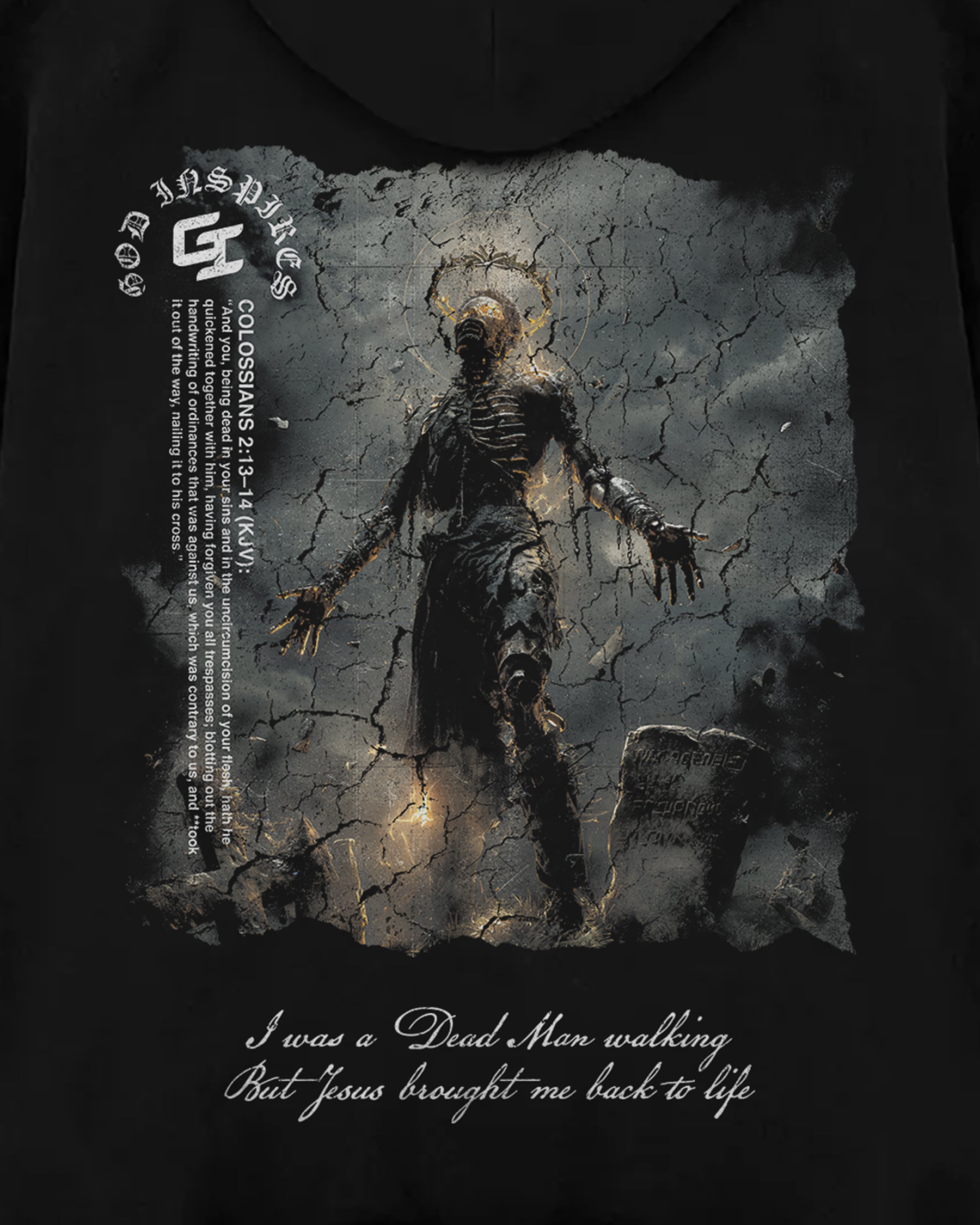 'Dead Man Walking' Oversized Hoodie