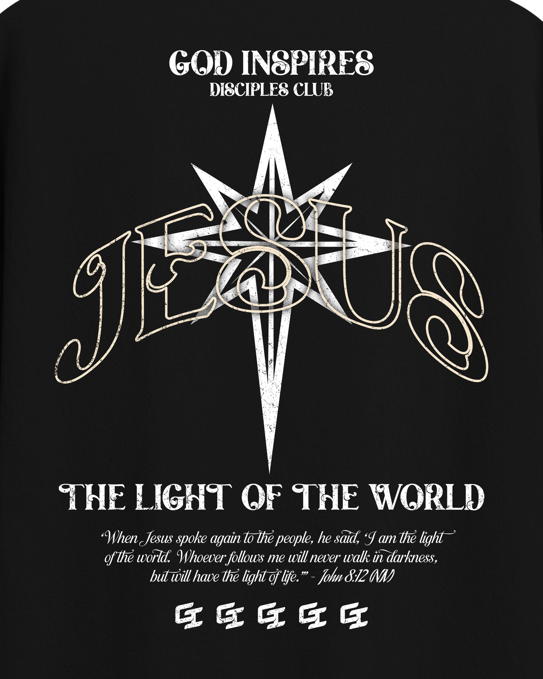 [Christmas Edition] 'Jesus The Light' T-Shirt