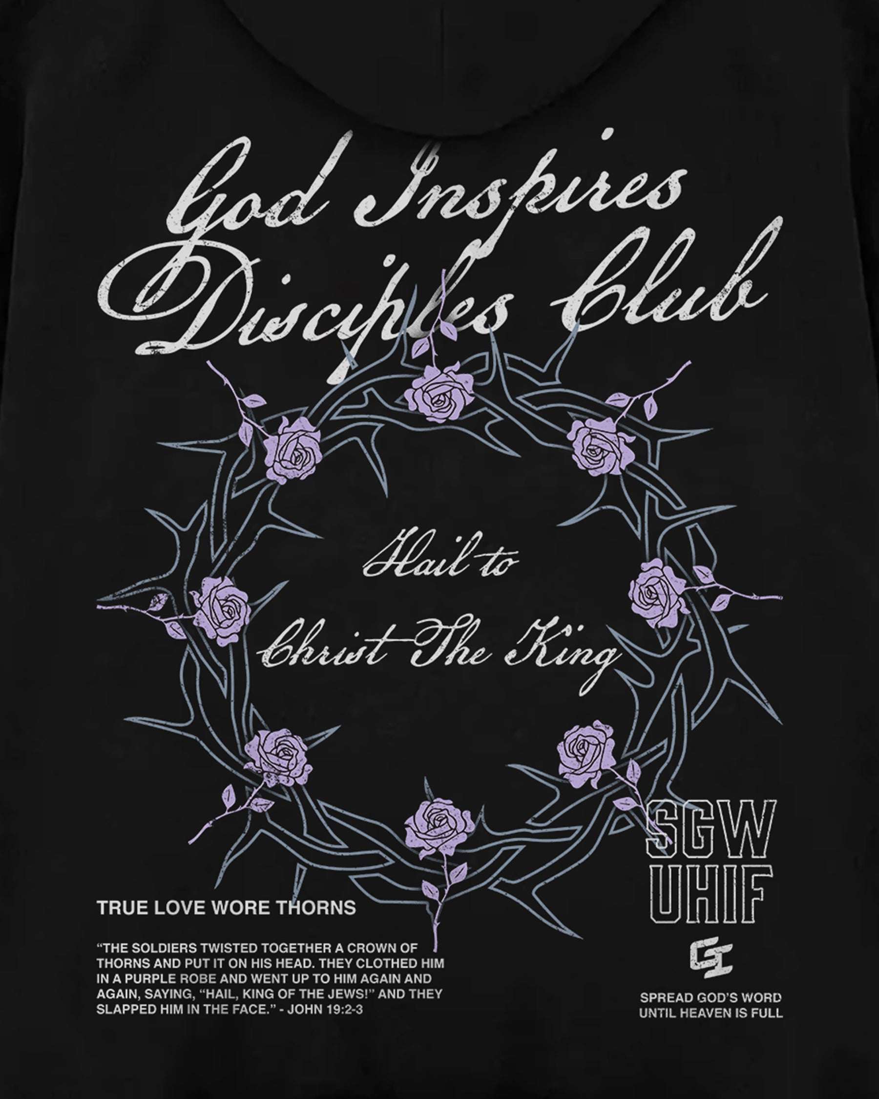 'Crown of Thorns' Oversized Hoodie