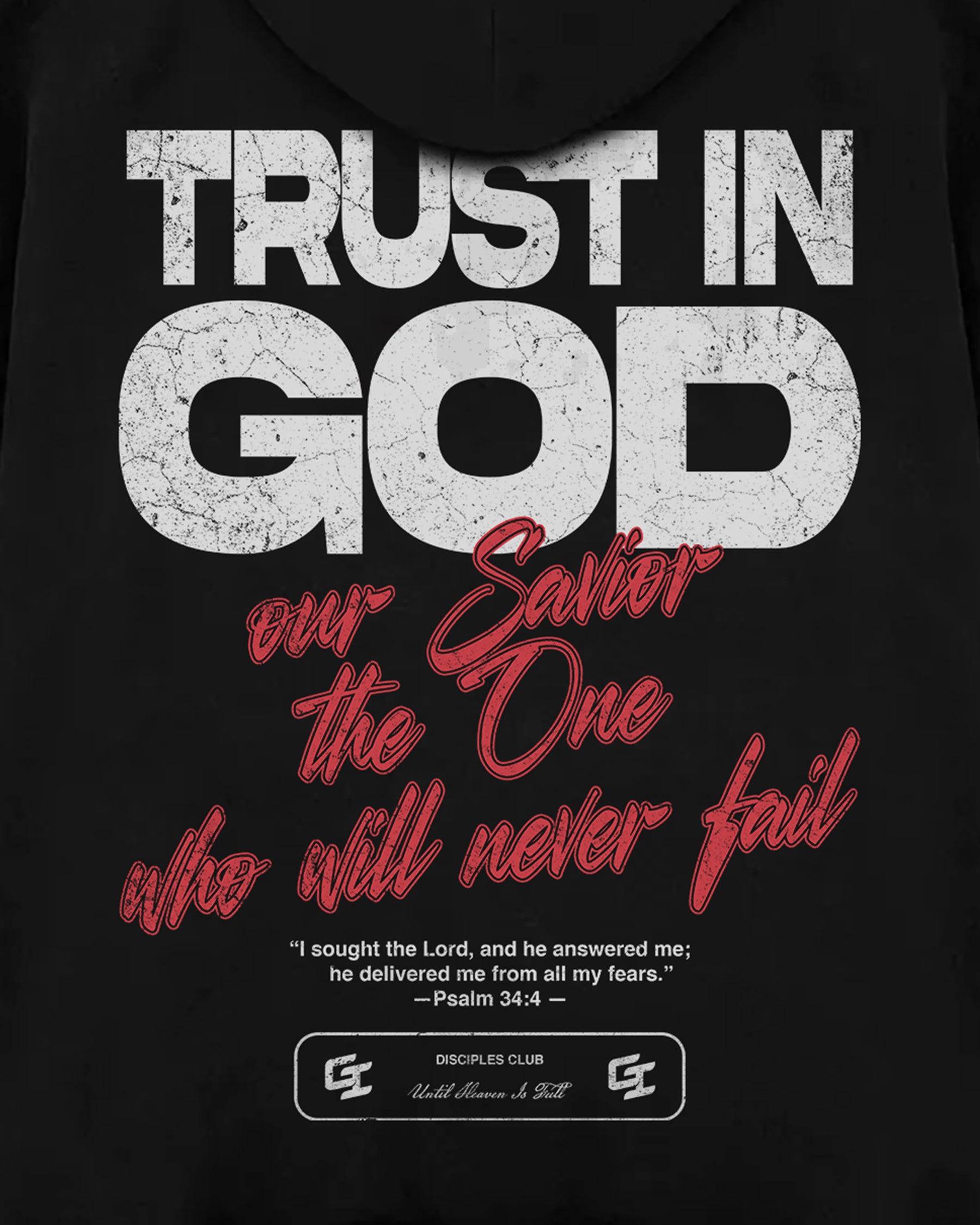 'Trust In God' Oversized Hoodie