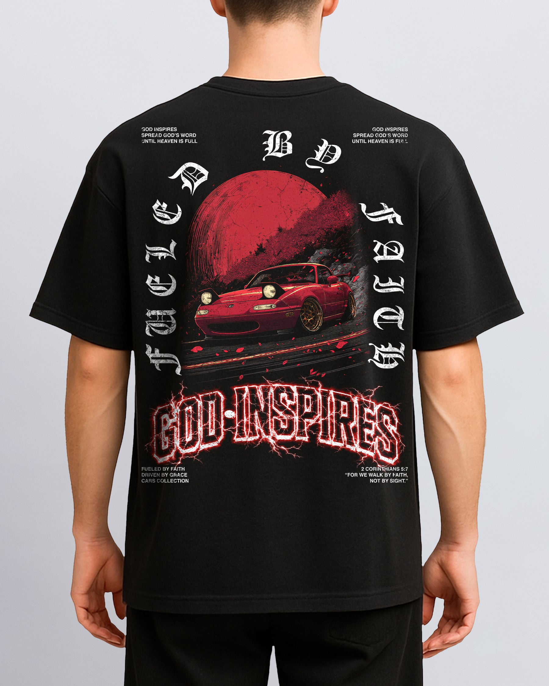 Cars '1990 Mazda MX-5 Miata' Back T-Shirt