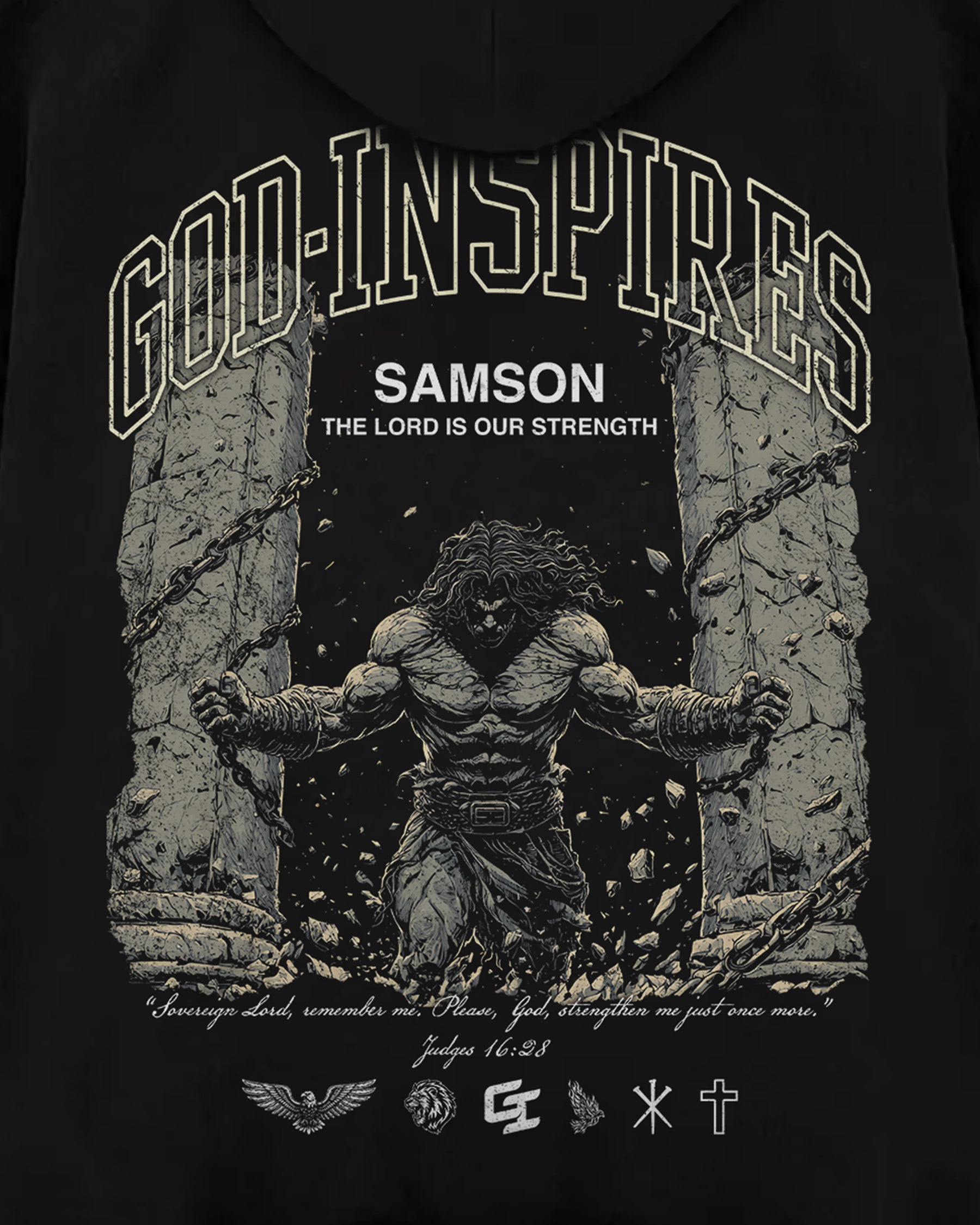 'Samson's Strength' Oversized Hoodie