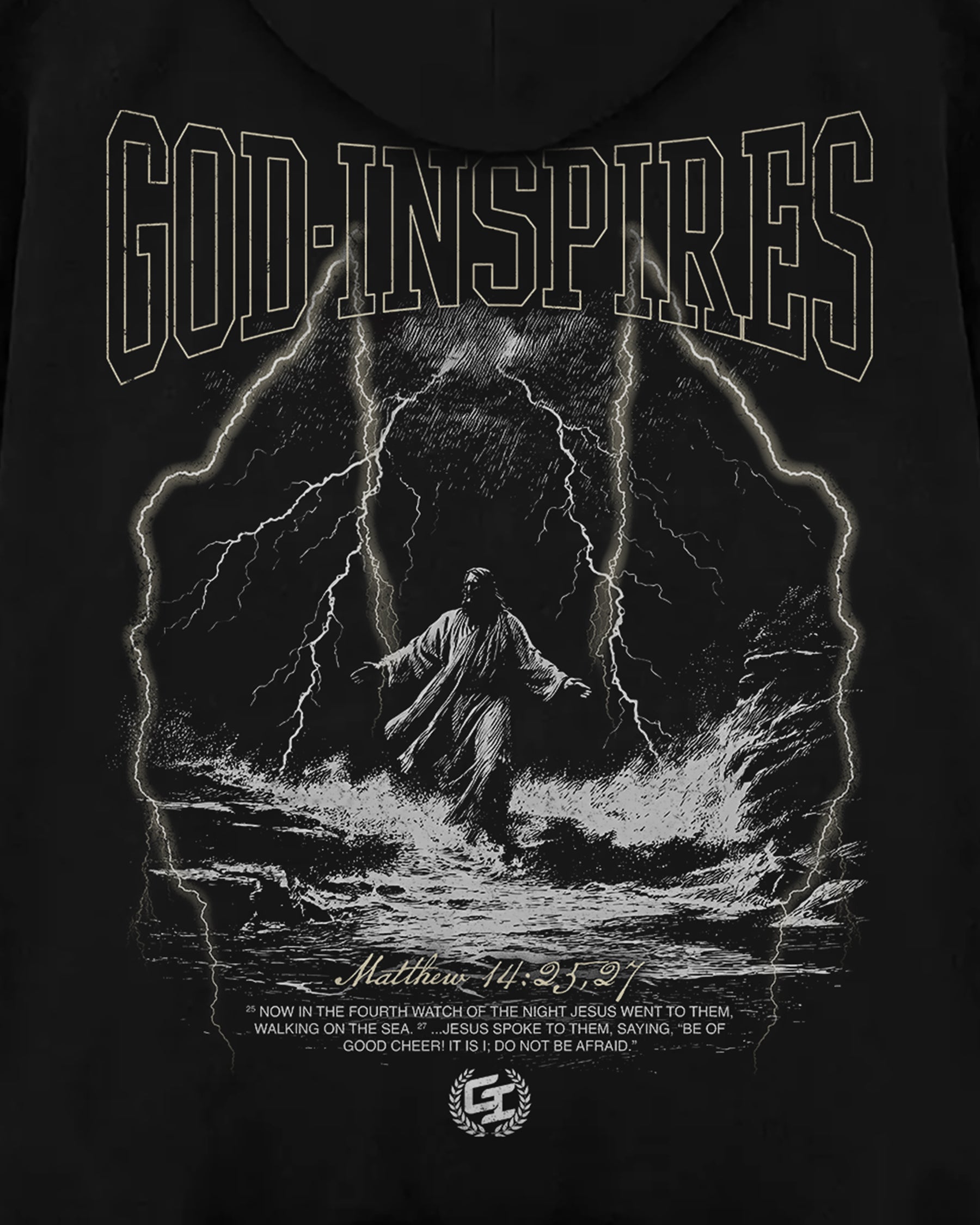 'Jesus Walks on Water' Oversized Hoodie