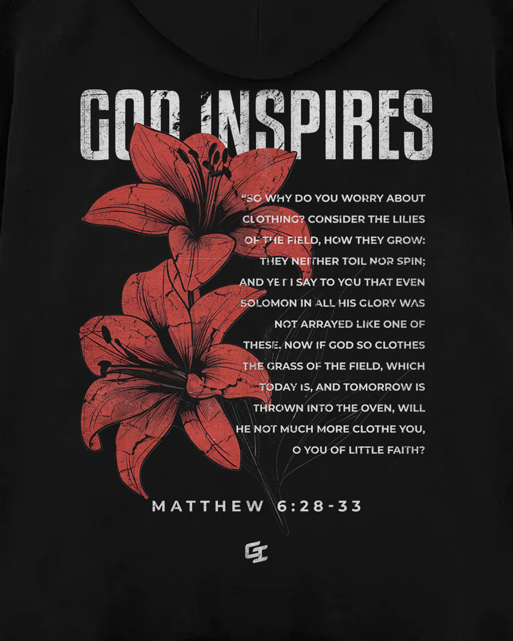 'More Than The Lilies' Oversized Hoodie