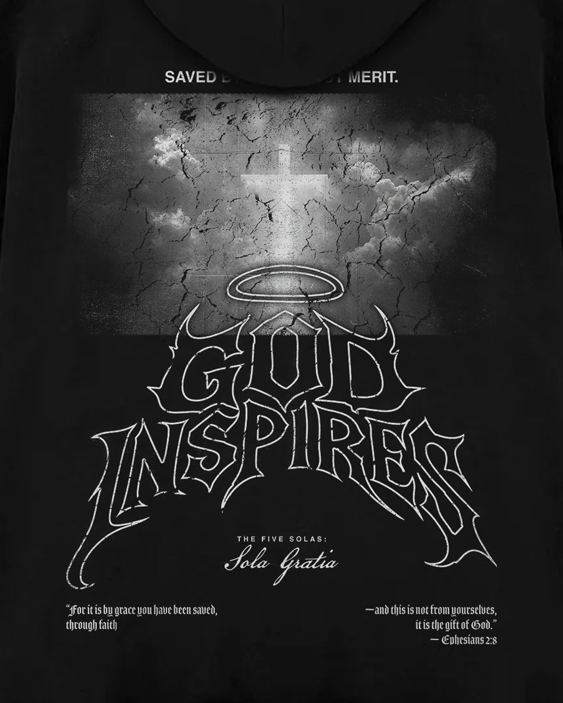 'The Five Solas: Sola Gratia' Oversized Hoodie